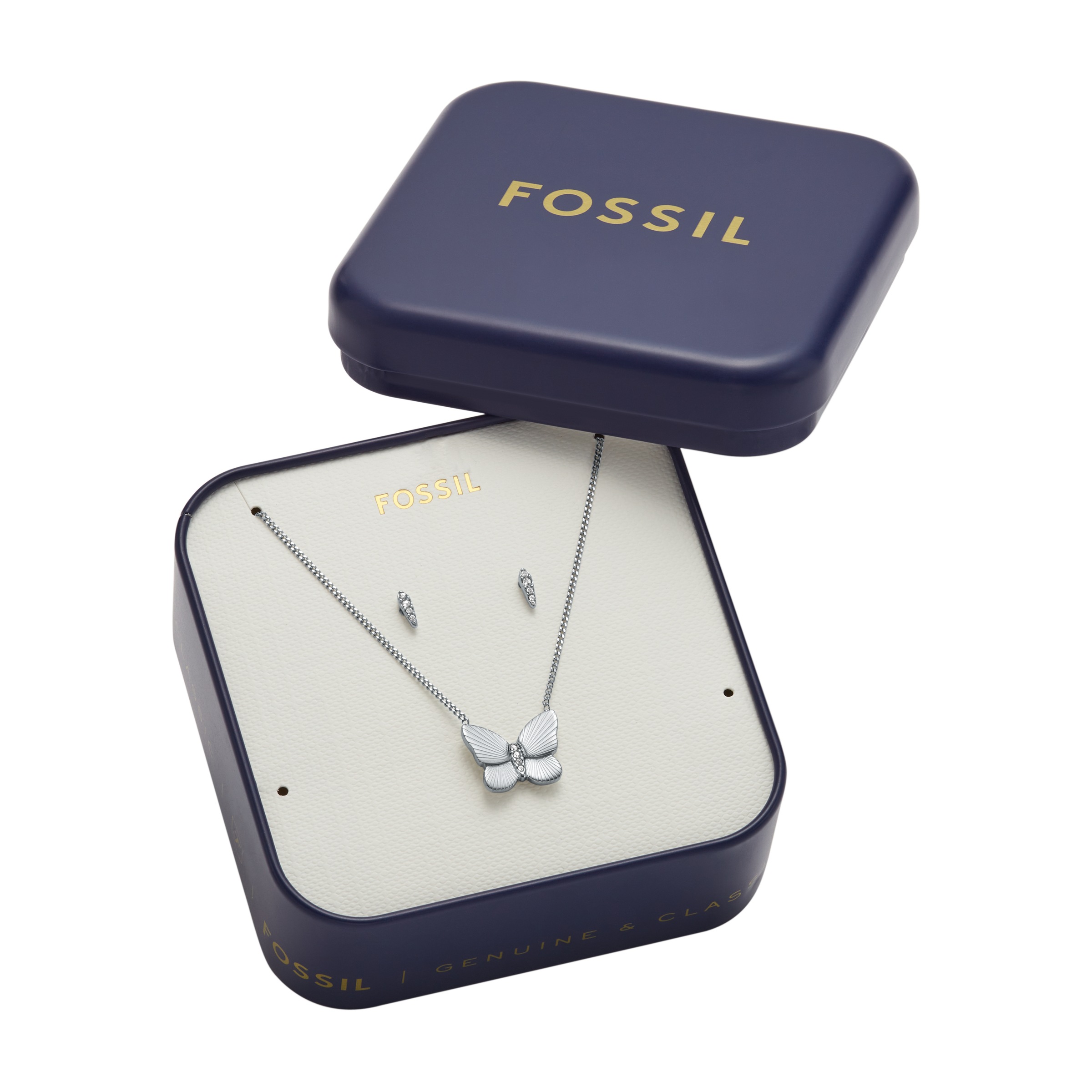 Fossil JF04935SET Sutton Jewelry Set Silver 3