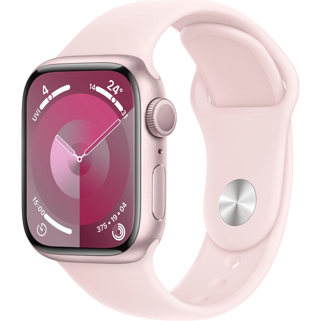 Apple Smartwatch »Watch Series 9 GPS Aluminium 41mm S/M«, (Watch OS 10)