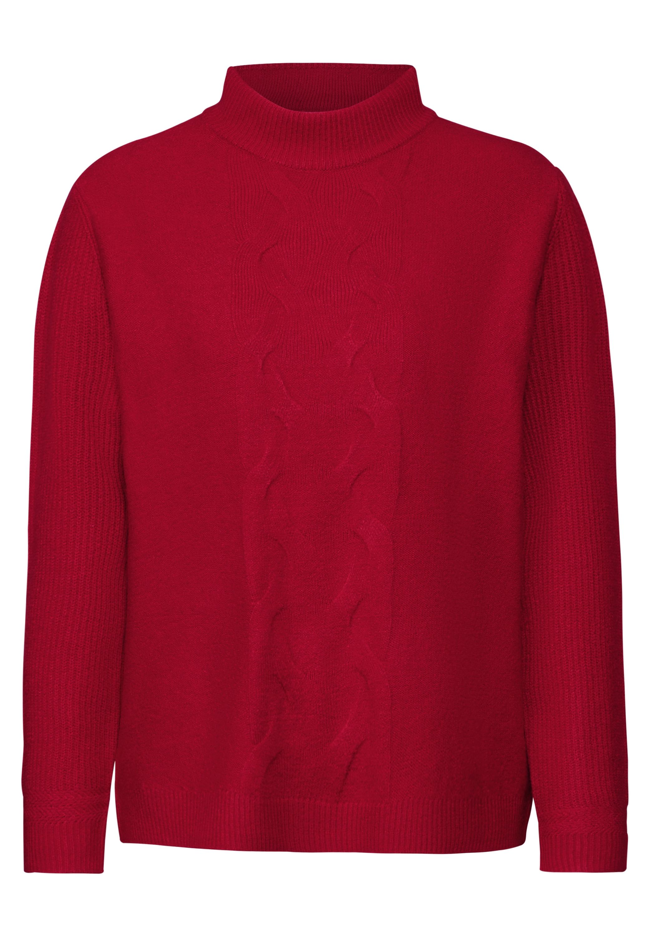 STREET ONE Strickpullover, aus softem Materialmix
