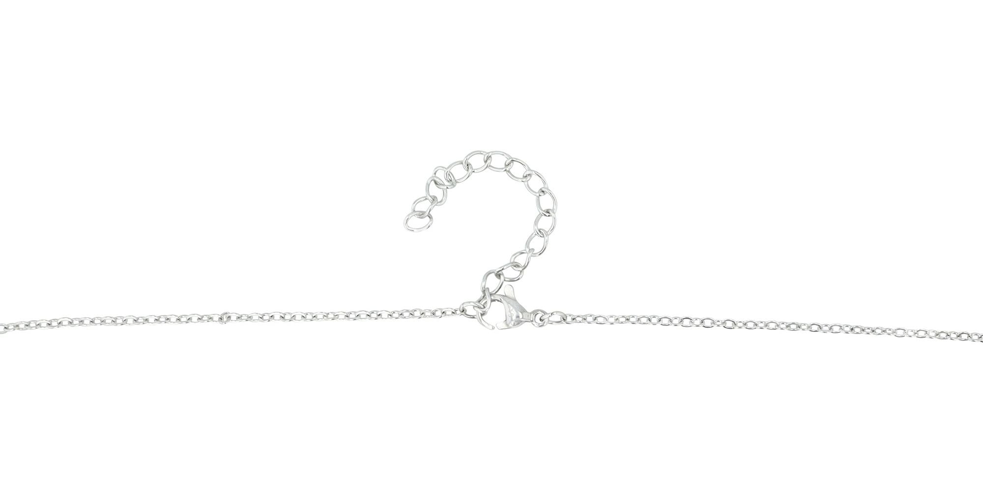 ADELIA ́S Damen Kette ohne Anhänger "Halskette mit Anhänger – Herz aus Edelstahl", 47cm, Edelstahl, silber, Edelstahl, Halsketten, Ideal zum