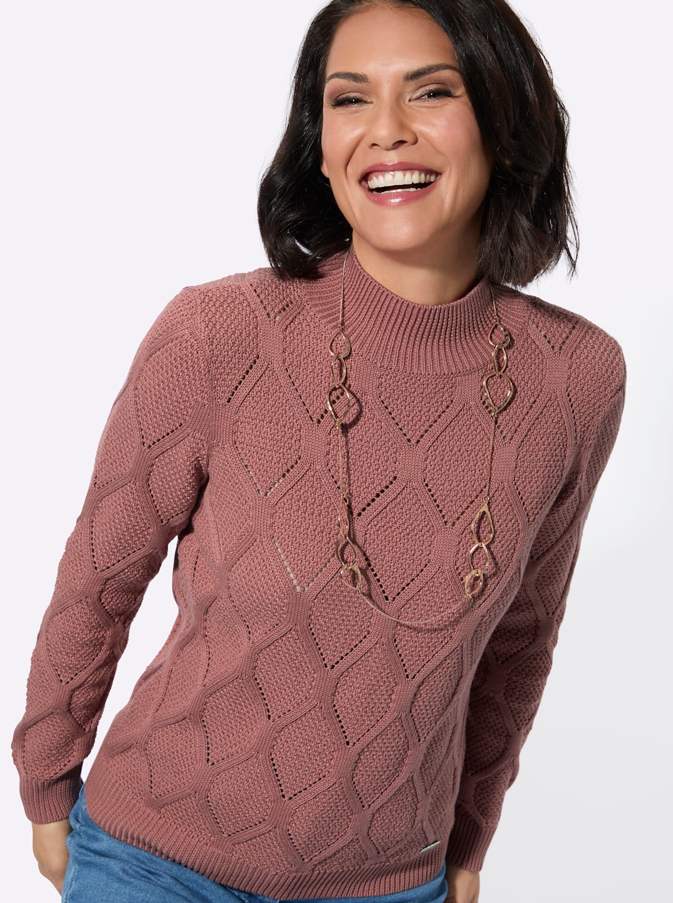 Casual Looks Stehkragenpullover »Stehkragen-Pullover«