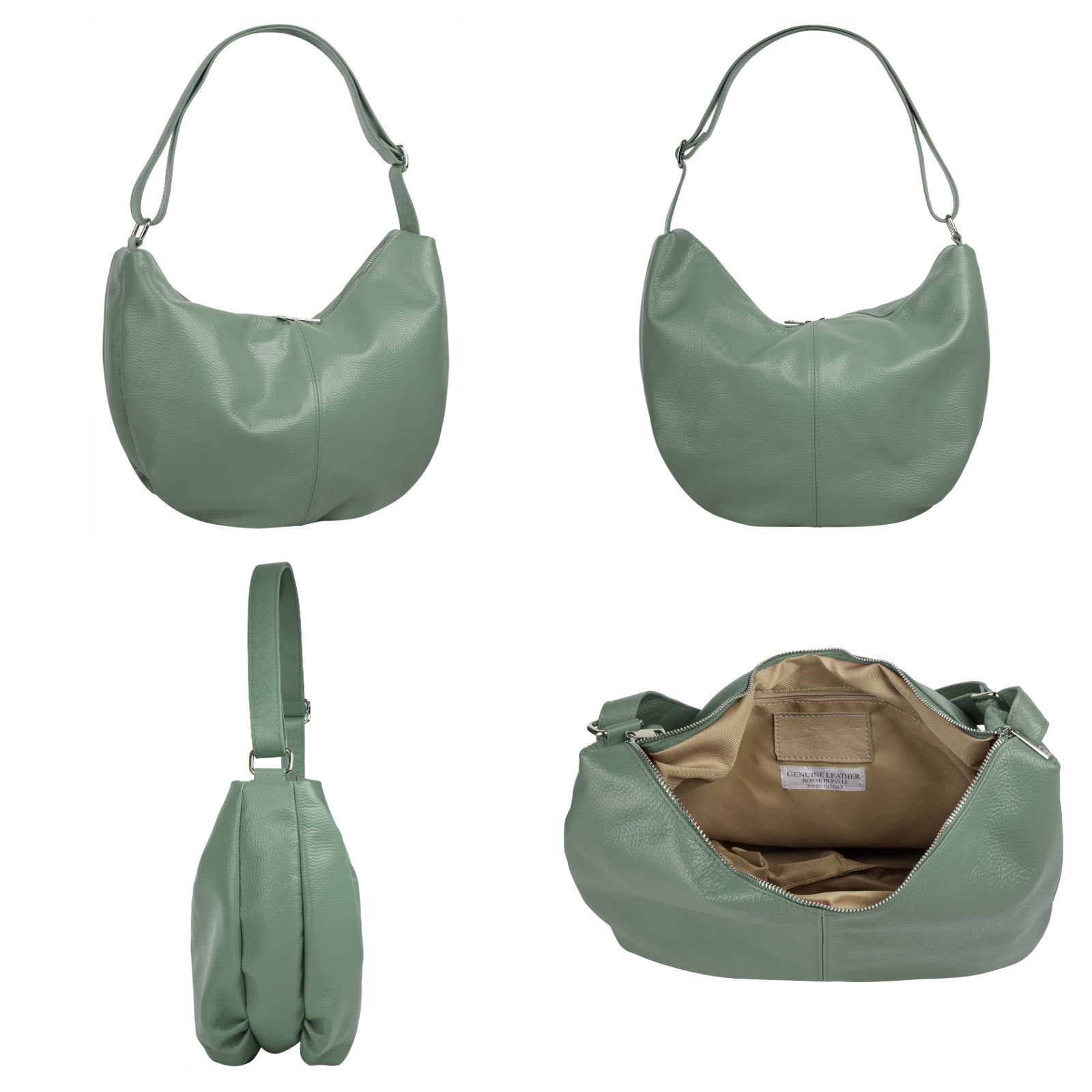 Samantha Look Shopper, echt Leder, Made in Italy
