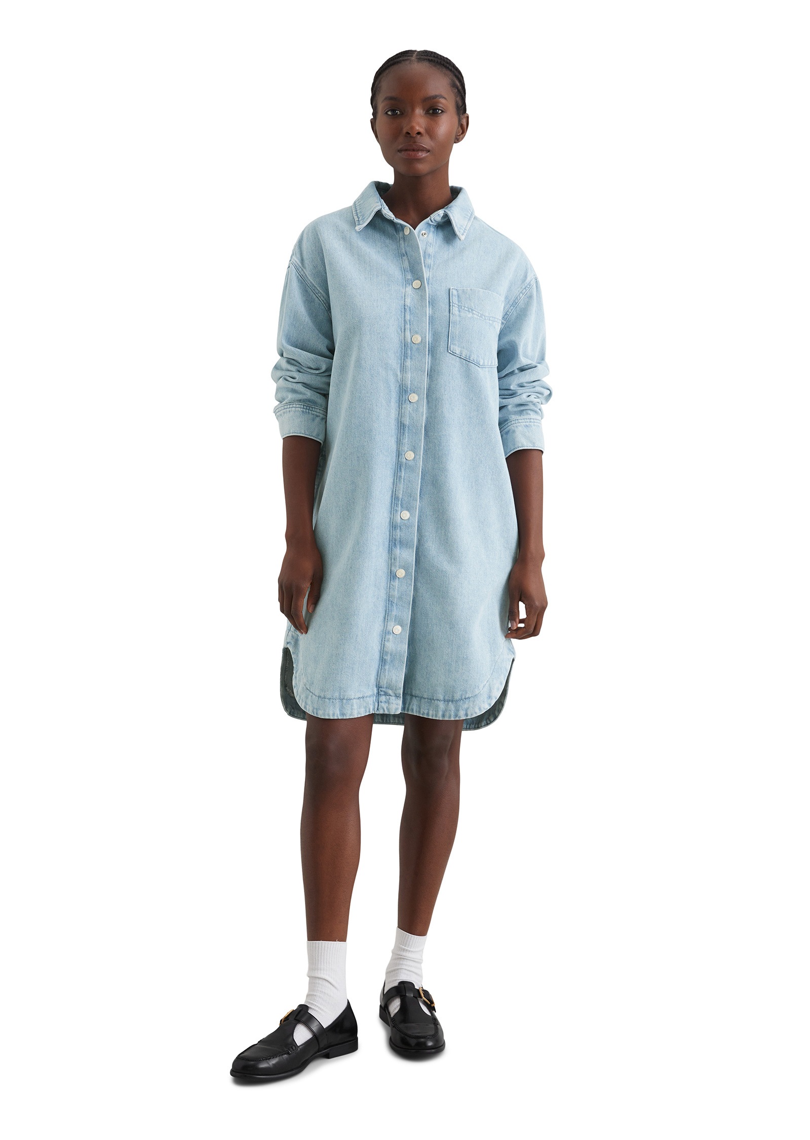 Marc O'Polo DENIM Jeanskleid »made with Orange Fiber«