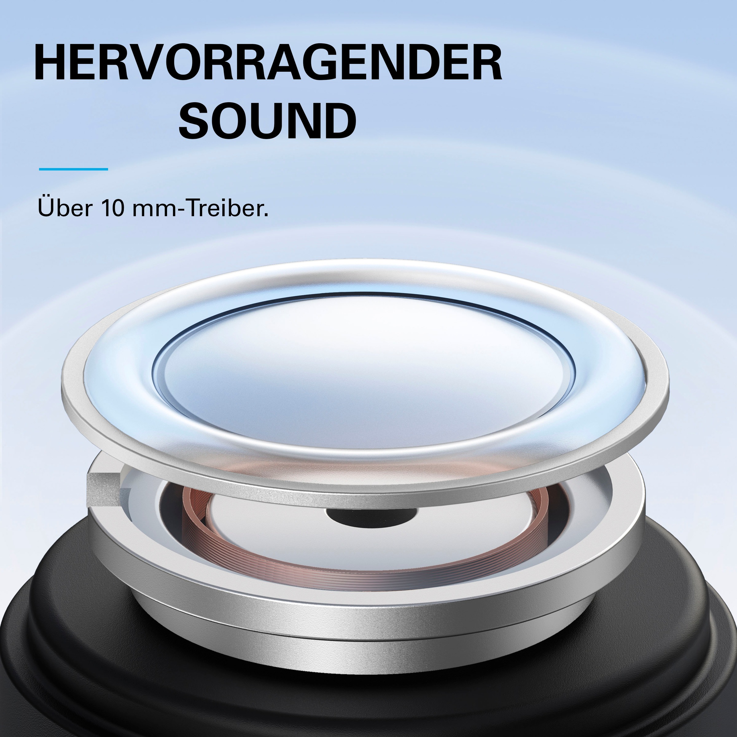 Anker Headset »SOUNDCORE Note 3i«, Bluetooth-HFP, Rauschunterdrückung-Active Noise Cancelling (ANC)-Freisprechfunktion-Transparenzmodus