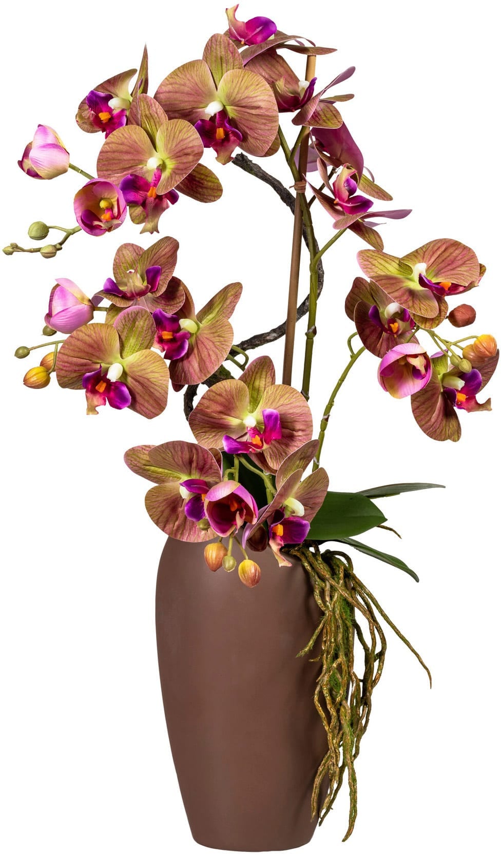 Kunstpflanze Schmetterlings-Orchidee.