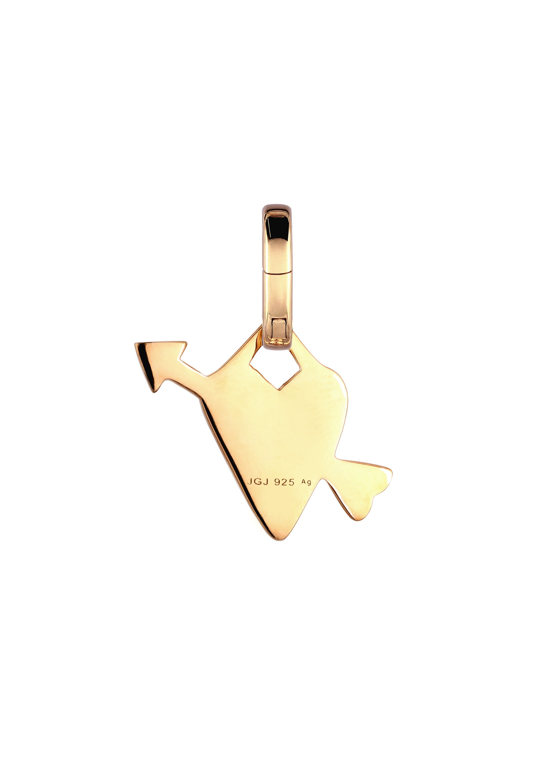 Elli »Charm Herz mit Pfeil 925 Sterling Silber«