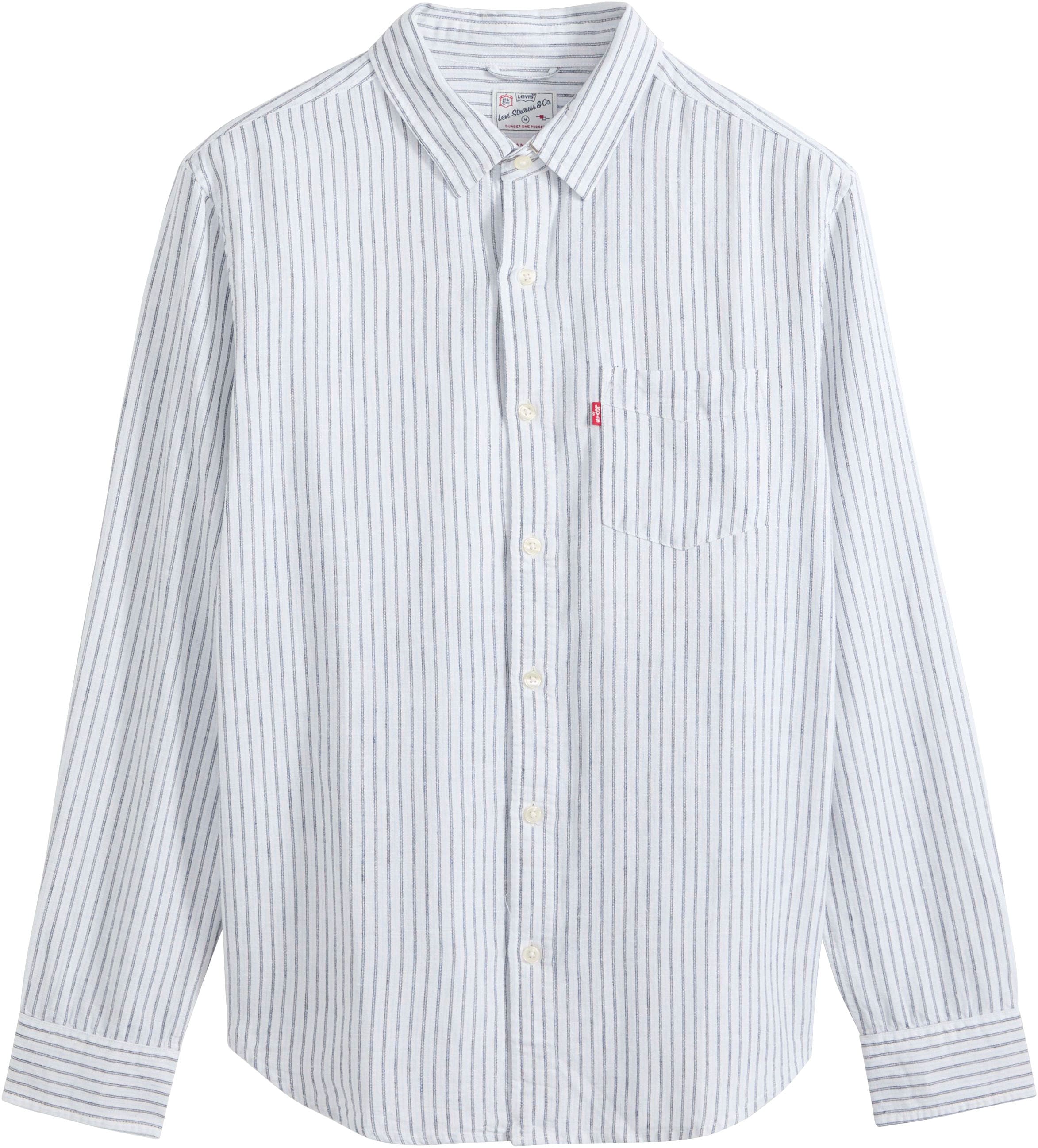 Levis Langarmhemd "SUNSET 1 POCKET STANDARD" Leinen- Struktur günstig online kaufen