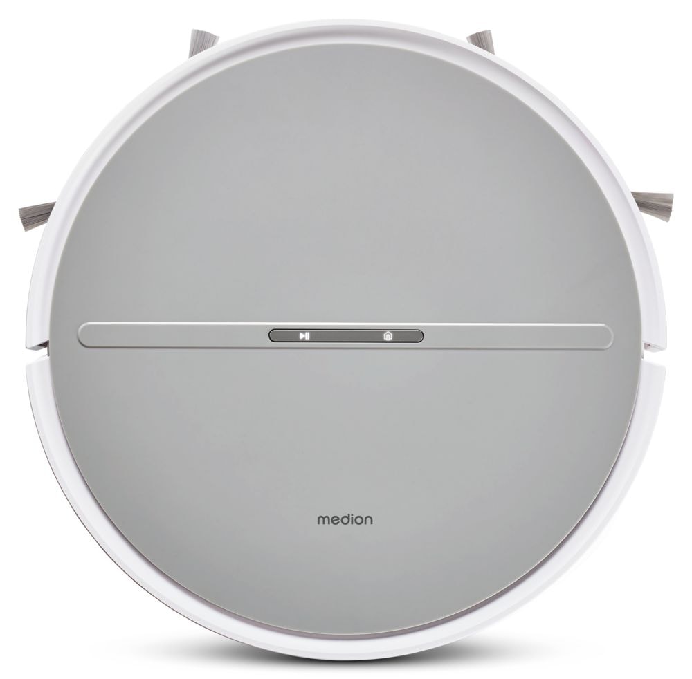 Medion® Saugroboter »E35 (MD 11157), intelligente S-Linien Navigation, 2 kPa Saugleistung«, Steuerung per Fernbedienung, 120 min Laufzeit, Ladestation