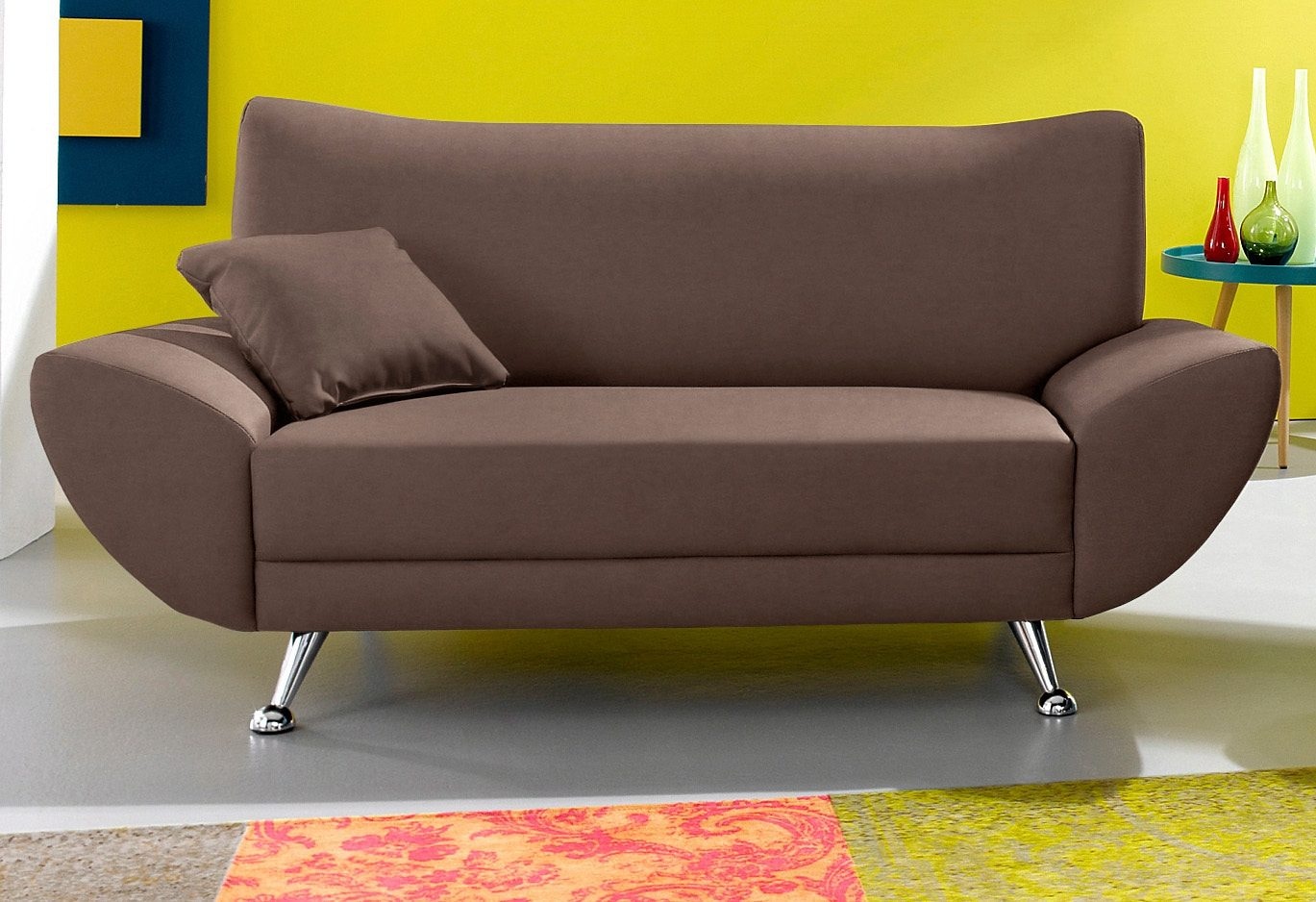 INOSIGN 2-Sitzer »Saltare, elegant und komfortabel, toller Designfuß«