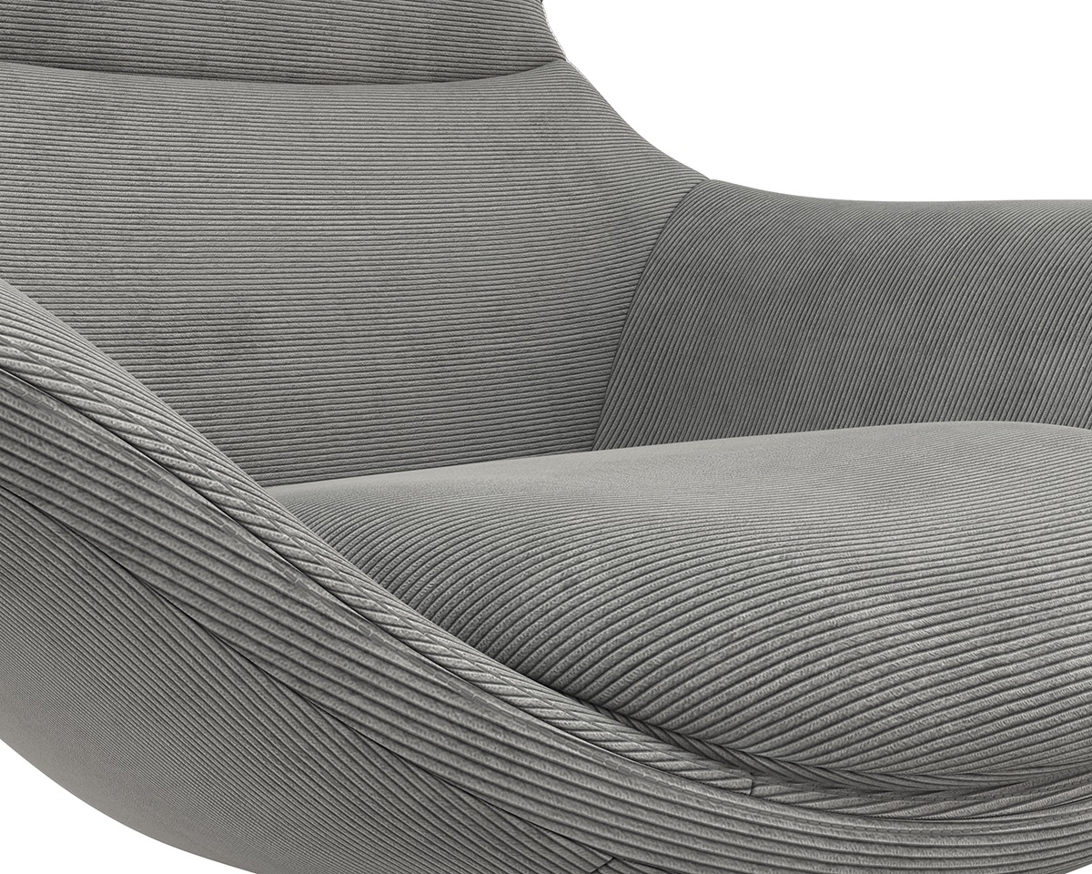 FLEXLUX Ohrensessel »Stilo Relaxsessel, TV-Sessel, OTTOs Choice«, Solitär, Stil-Ikone, drehbar, Fuß Aluminium