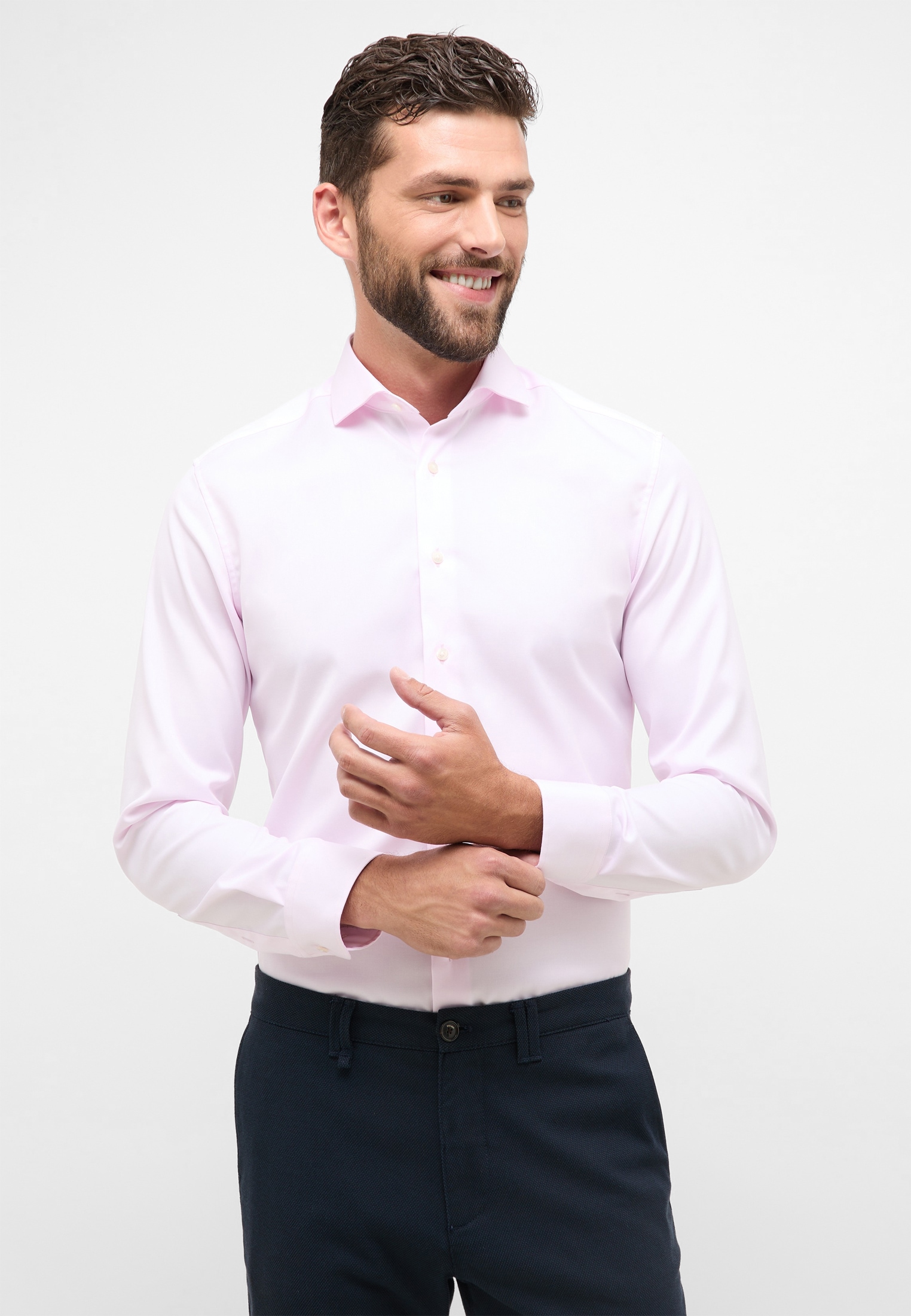 Eterna Langarmhemd »SLIM FIT«, NON IRON (bügelfrei)