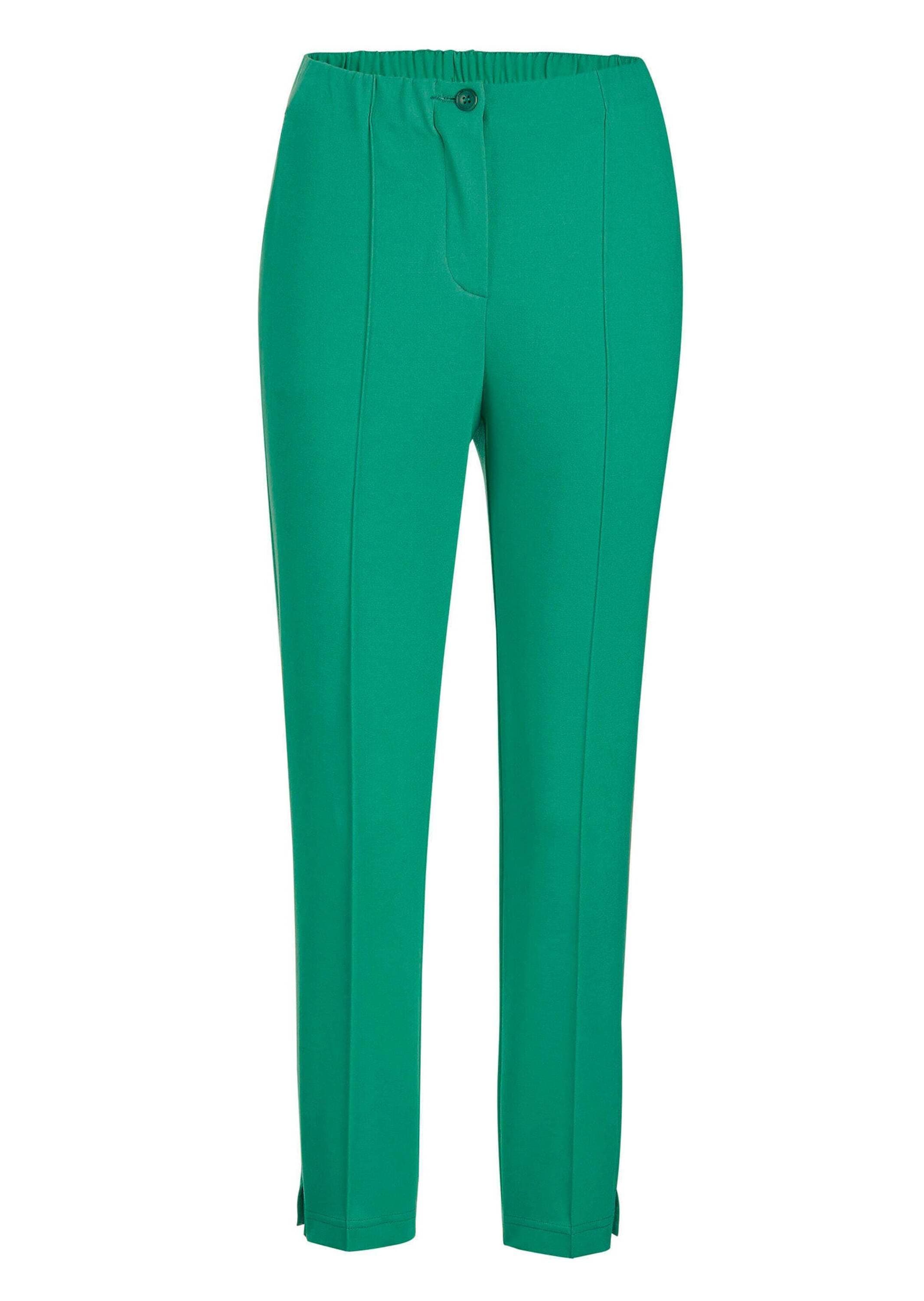 GOLDNER Chinohose "Elegante, schmale Hose LOUISA" nahtfeine RVs an den Taschen