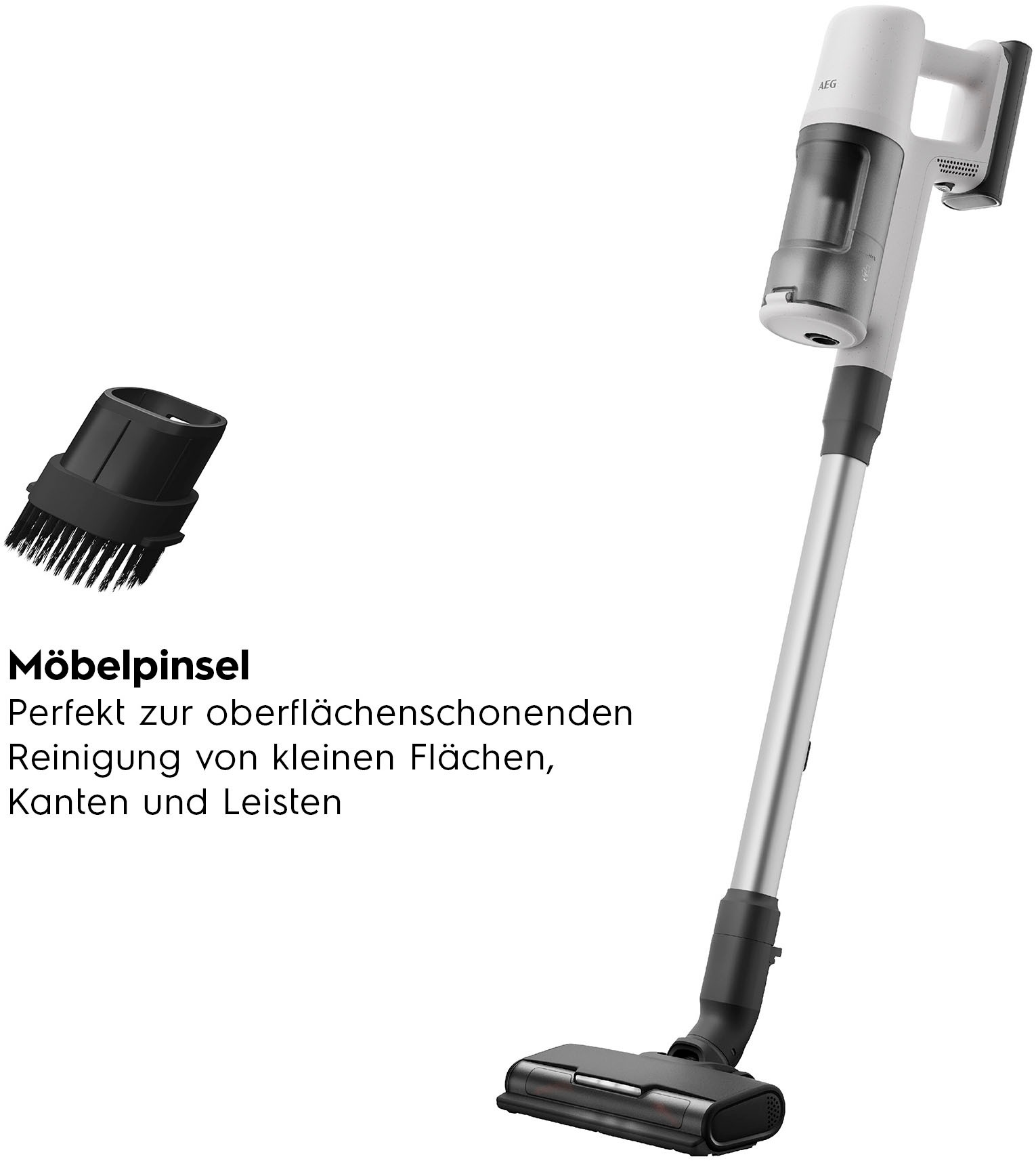 AEG Akku-Hand-und Stielstaubsauger »6000 Staubsauger«, sehr leicht 2,5 kg, 53 % Recyclingmaterial, bis zu 50 Min. Laufzeit