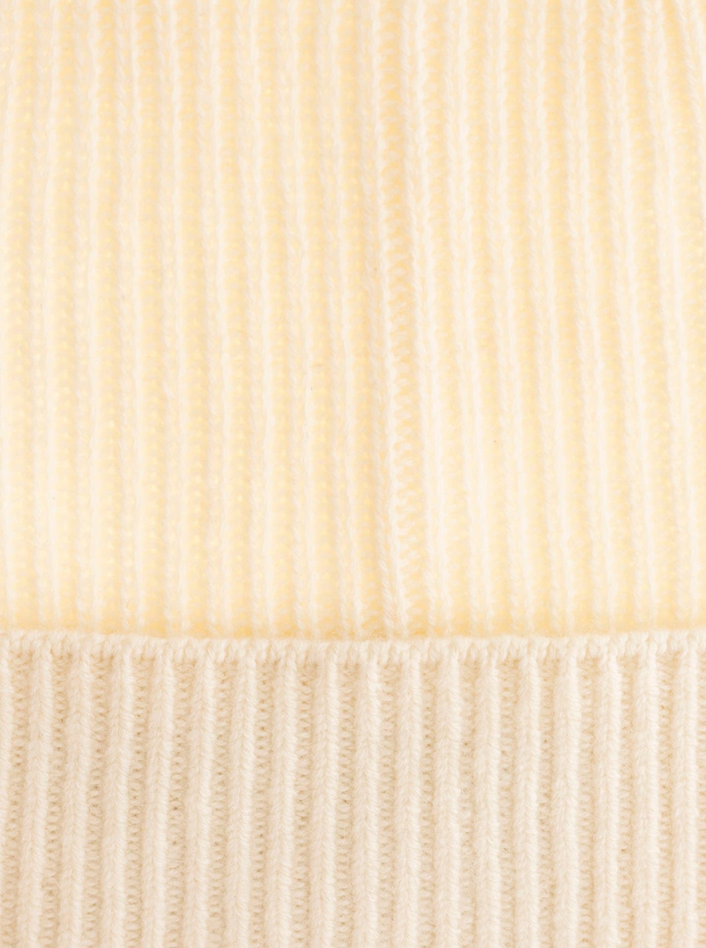 Zwillingsherz Beanie, mit Rippe