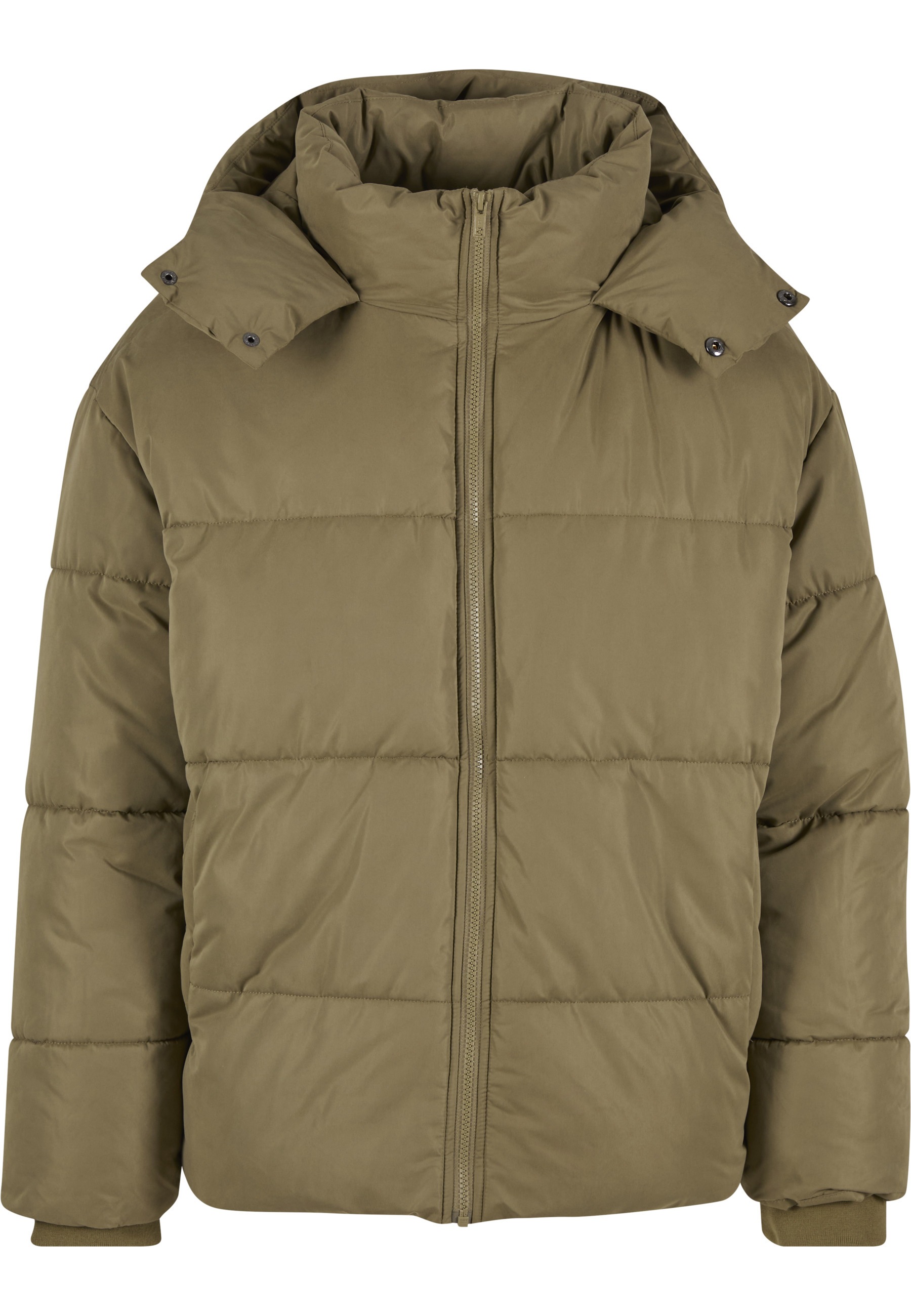 URBAN CLASSICS Winterjacke "Urban Classics Puffer Jacket With Flap Hood" 1 günstig online kaufen