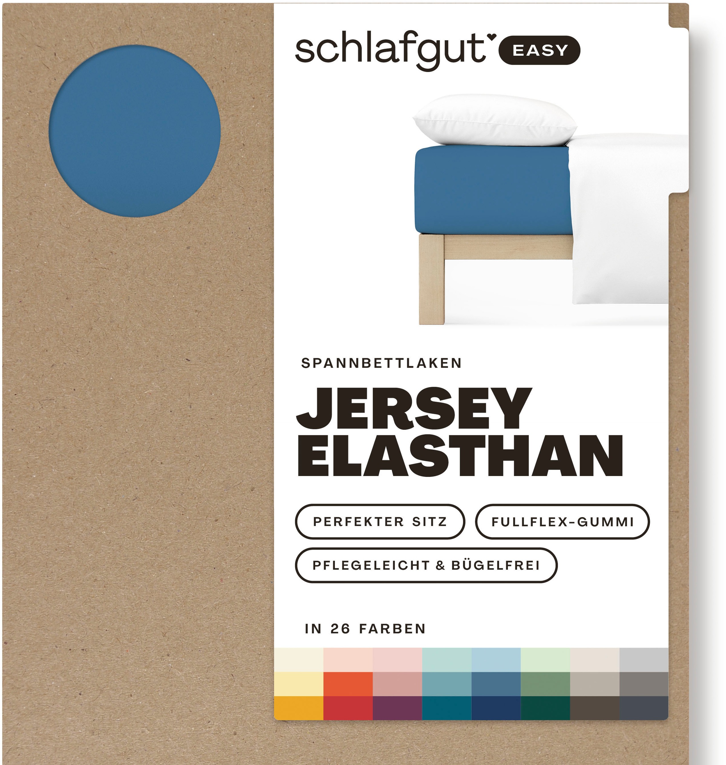 Schlafgut Spannbettlaken "EASY Jersey Elasthan", MADE IN GREEN by OEKO-TEX