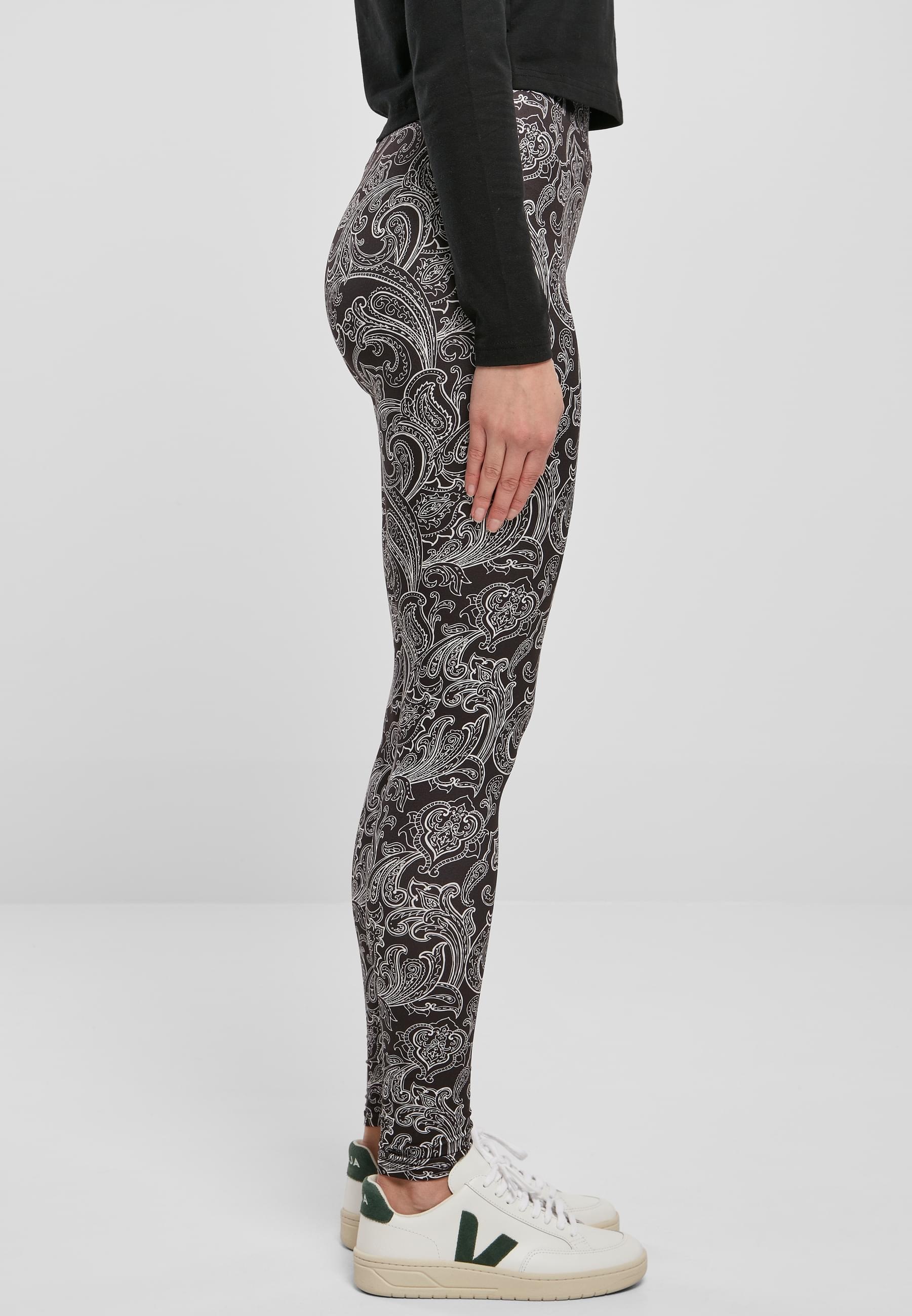 URBAN CLASSICS Leggings »Urban Classics Damen Ladies Soft AOP Leggings«, (1 tlg.)