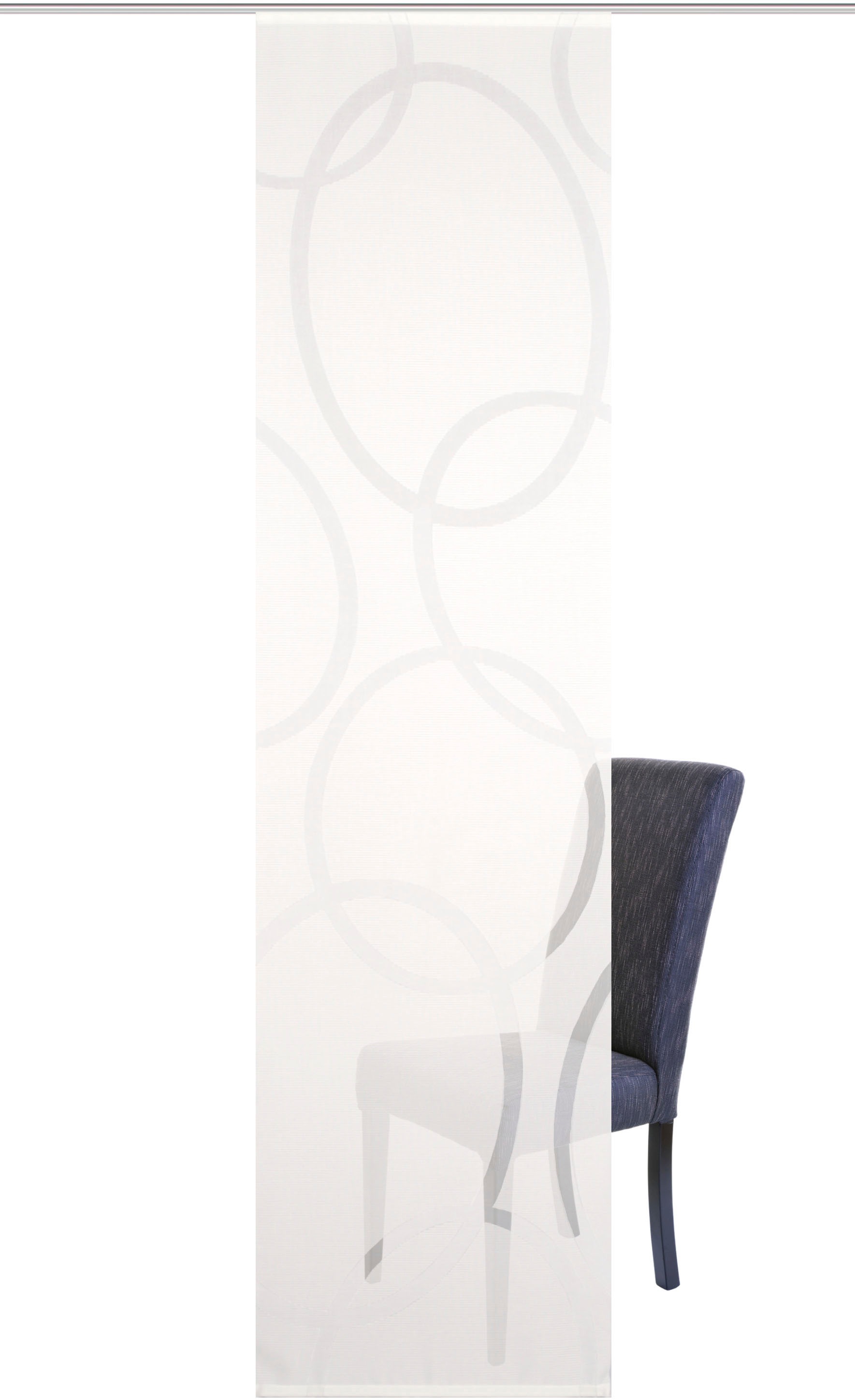 Thumbnail - HOME WOHNIDEEN Schiebegardine "PINALO" Paneelwagen 1 Stk. tlg. Schiebevorhang Scherli