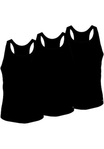 T-Shirt »3P TANK TOP«, (Packung, 3 tlg., 3er), mit kultigem Markenlabel