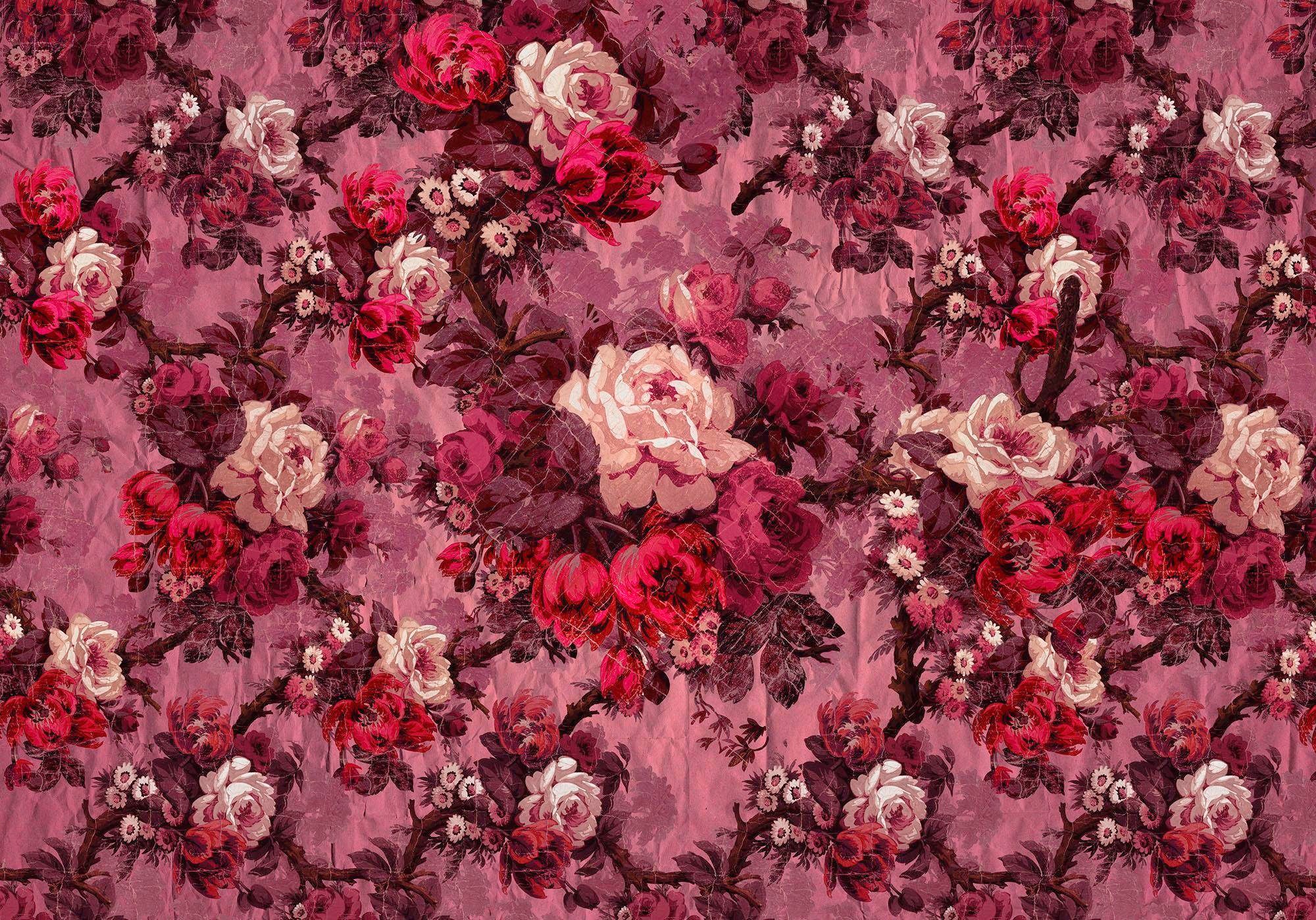 Komar Vliestapete "Digitaldruck Vlies - Magnifique - Größe 400 X 280 Cm" Bedruckt Glatt Wohnzimmer, Schlafzimmer
