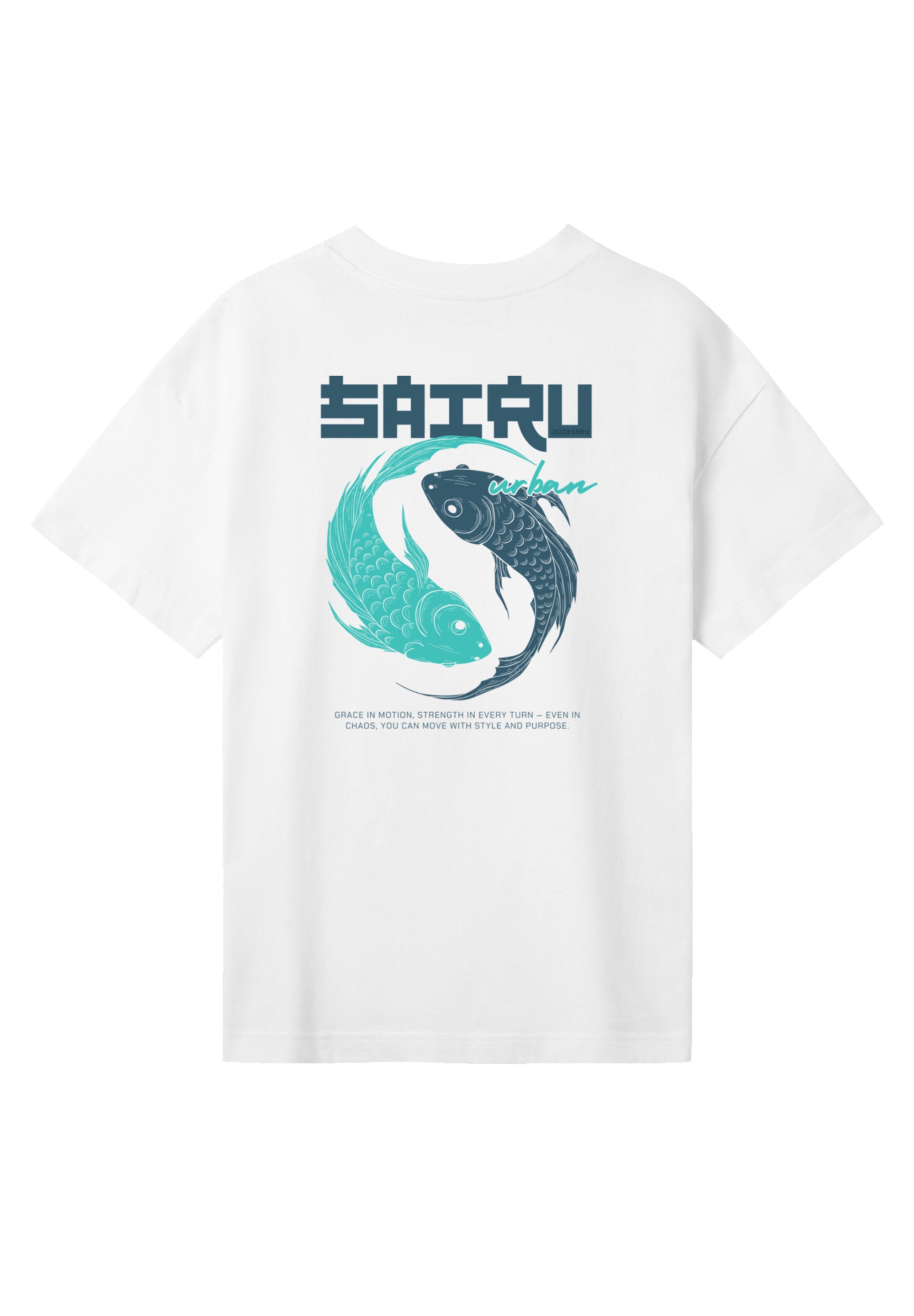F4NT4STIC T-Shirt »Koi Fish Japan Streetstyle«, Japan Streetwear Styles