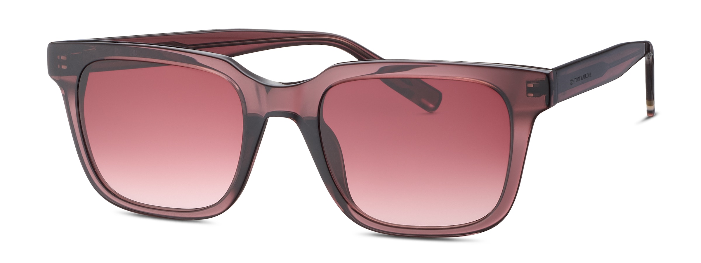 TOM TAILOR Sonnenbrille »Modell 676013« Form Karree/Eckig, Logoschriftzug auf Bügel, Kunststofffassung