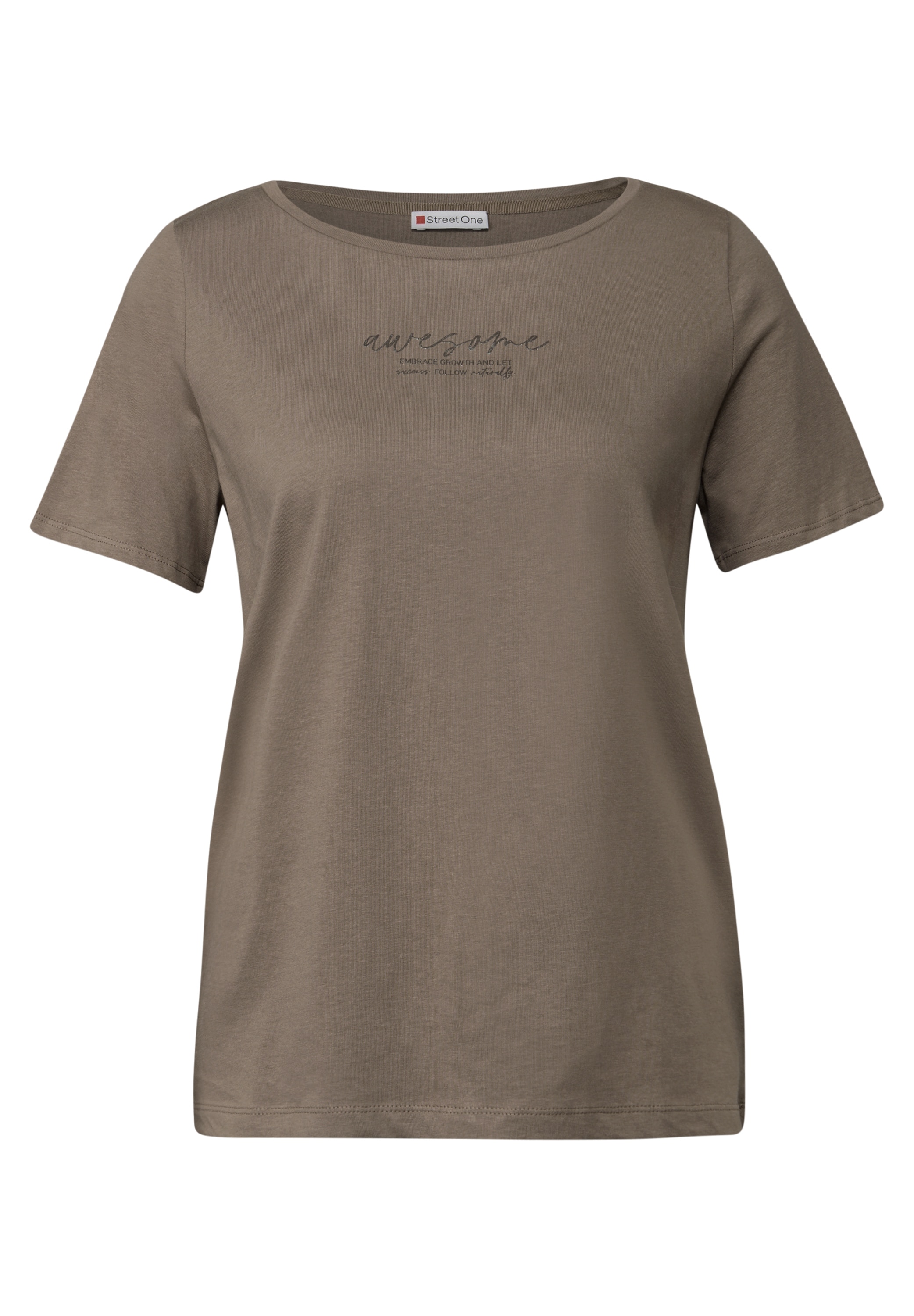 STREET ONE T-Shirt, aus reiner Baumwolle
