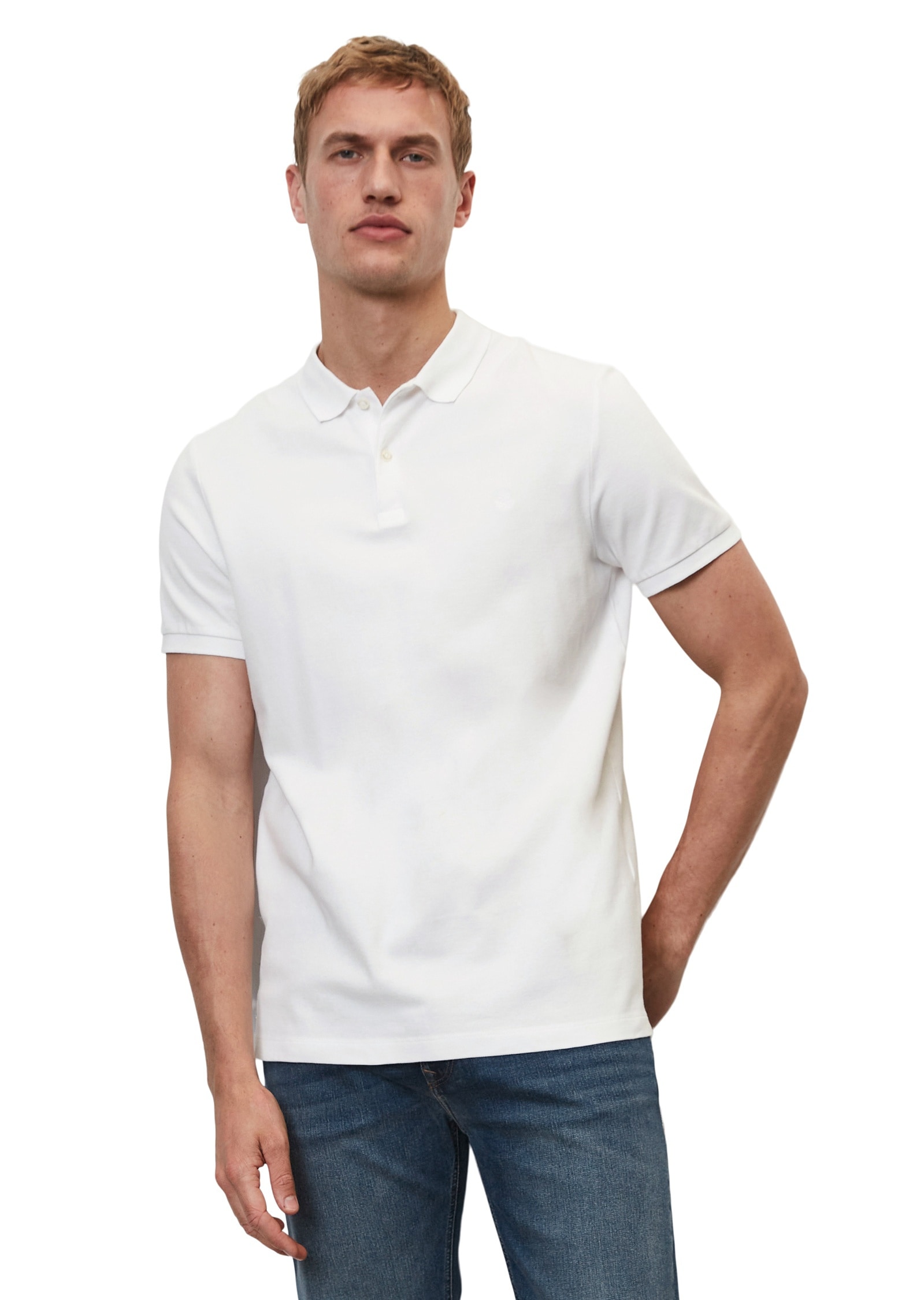 Marc OPolo Poloshirt "aus Organic Cotton-Stretch"