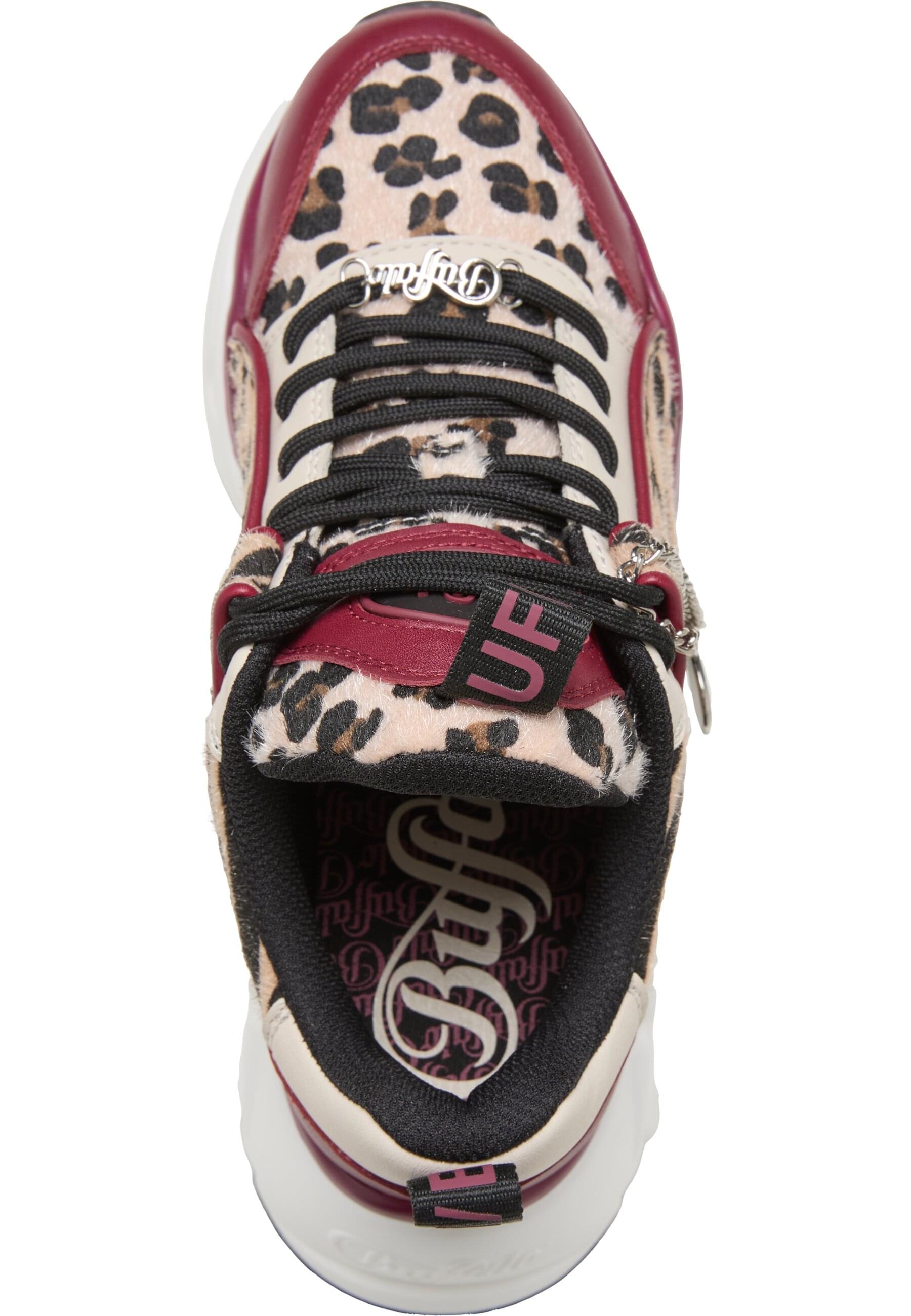 Buffalo Trainingsschuh »Buffalo BINARY GLAM - VEGAN SUEDE/FUR/NAPPA«