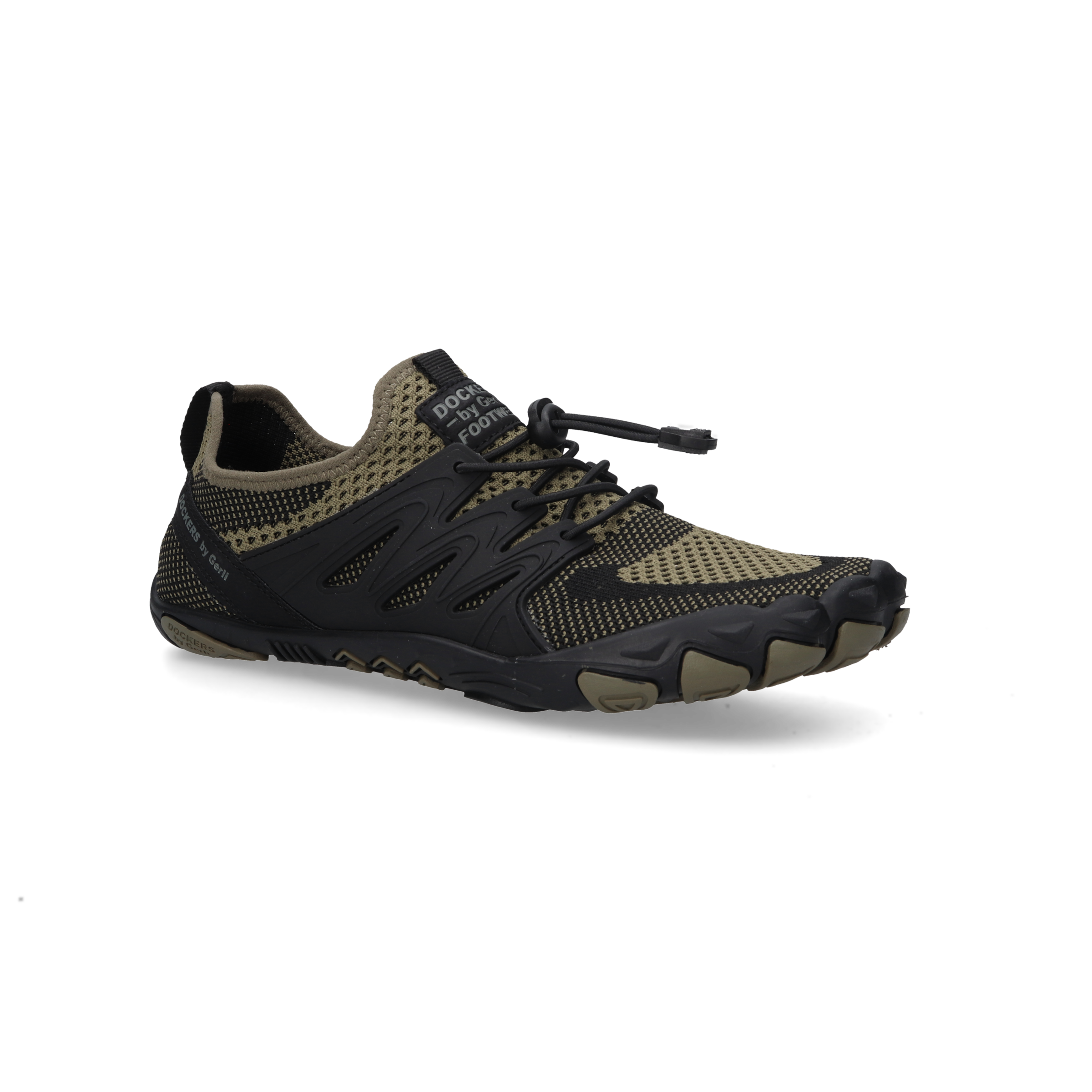 Dockers by Gerli Barfußschuh bequemer Schlupfschuh, Outdoorschuh mit Schnellverschluss
