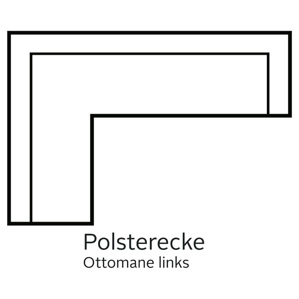 TRENDMANUFAKTUR Ecksofa »Indie, L-Form«