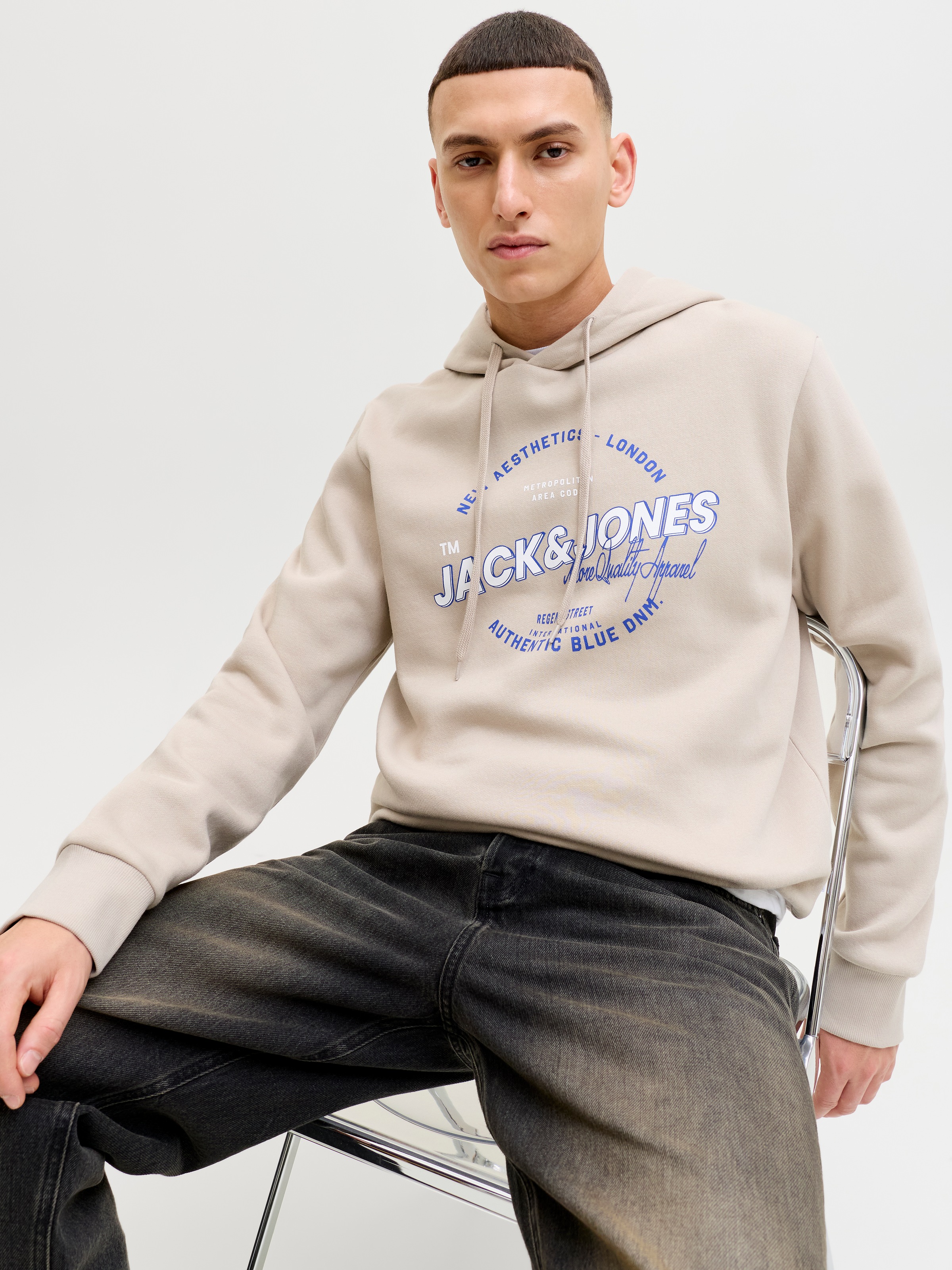 Jack & Jones Kapuzensweatshirt "JJELOGO SWEAT HOOD 2 COL 25/26 NOOS", mit s günstig online kaufen