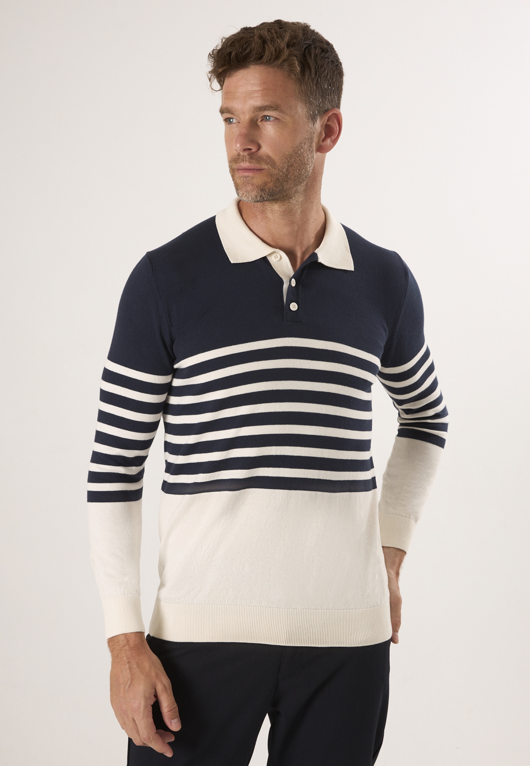Felix Hardy "Strickpullover mit Polokragen"