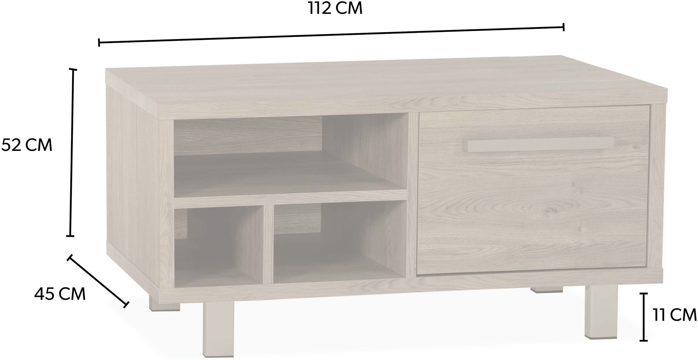 OMG Design TV-Schrank »Gauro« 1 Stk. tlg.