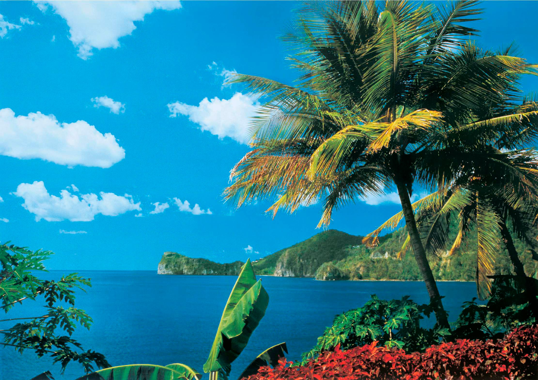 Papermoon Fototapete "St. Lucia" glatt