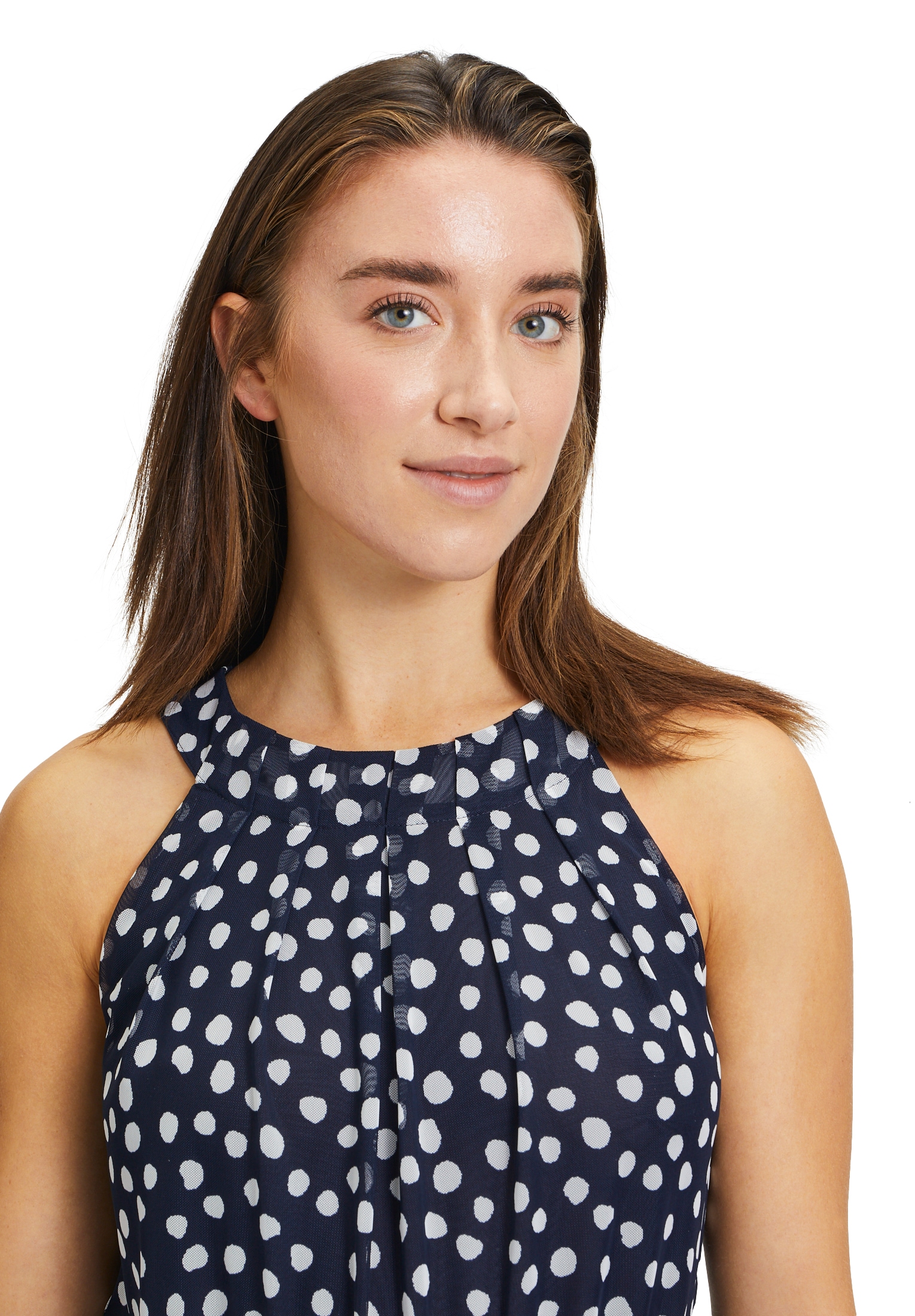 Betty&Co Neckholderkleid »Betty & Co Neckholder Kleid ohne Arm«, Nahtführung