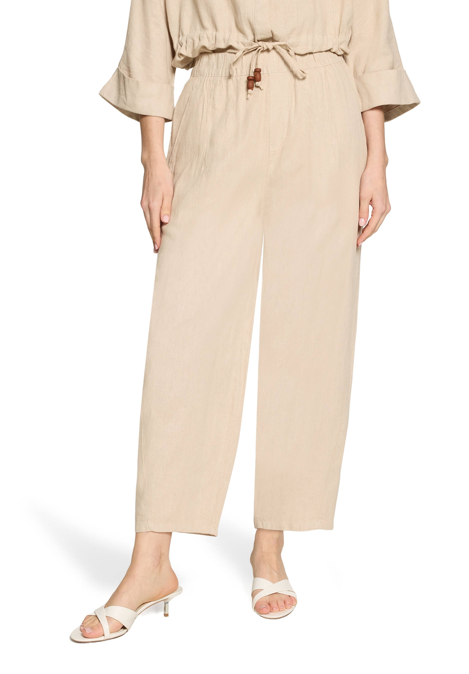 Cartoon Leinenhose "Damen mit Gummizug" günstig online kaufen