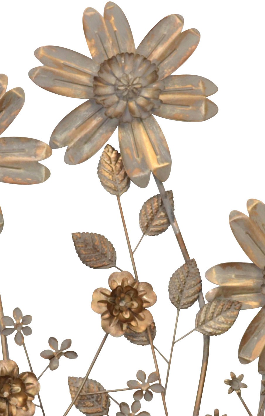 HOFMANN LIVING AND MORE Wanddekoobjekt "Wanddekoration" aus Metall, Blumenw günstig online kaufen