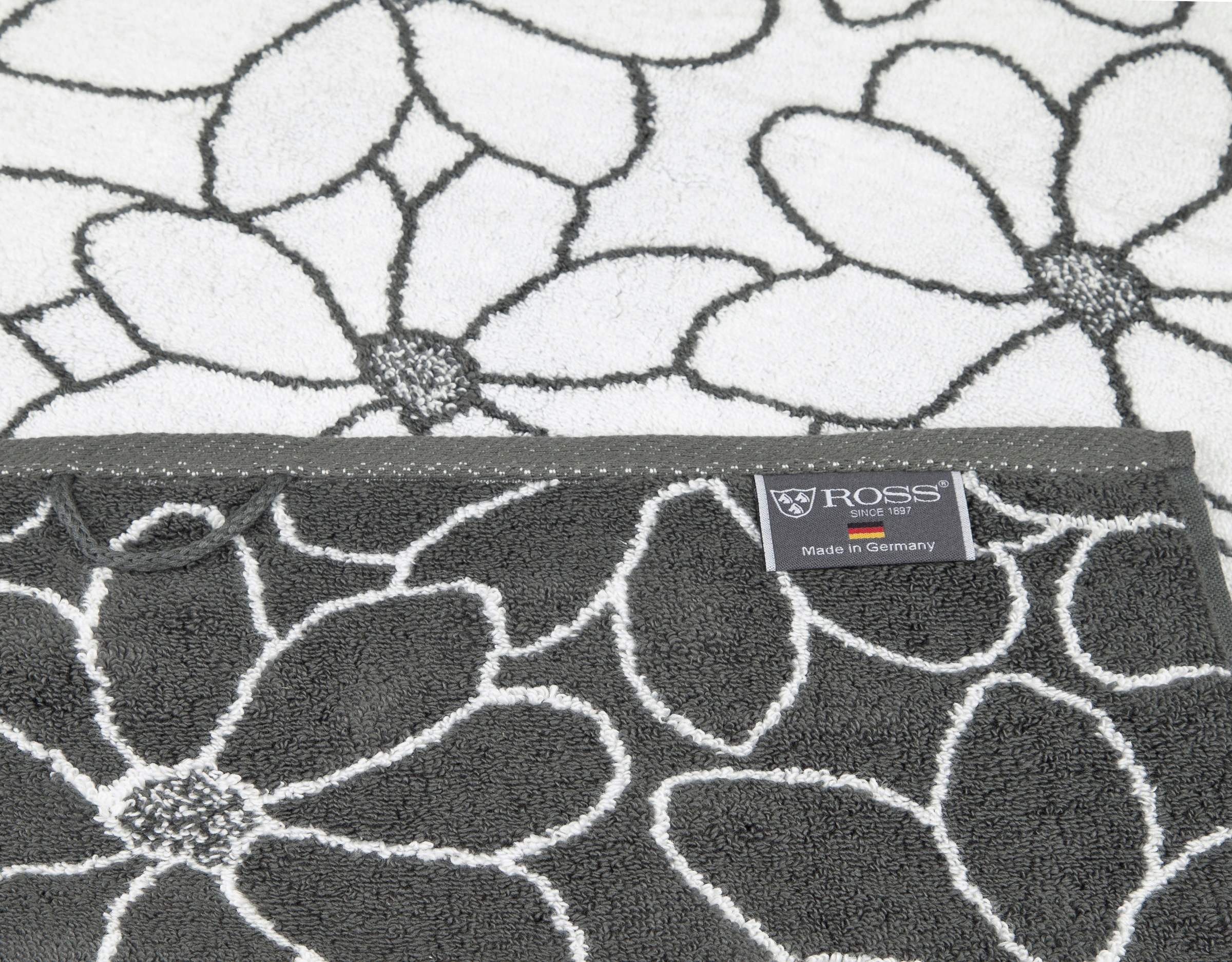 Thumbnail - ROSS Handtücher "Blütenfond" aus feinster Mako-Baumwolle