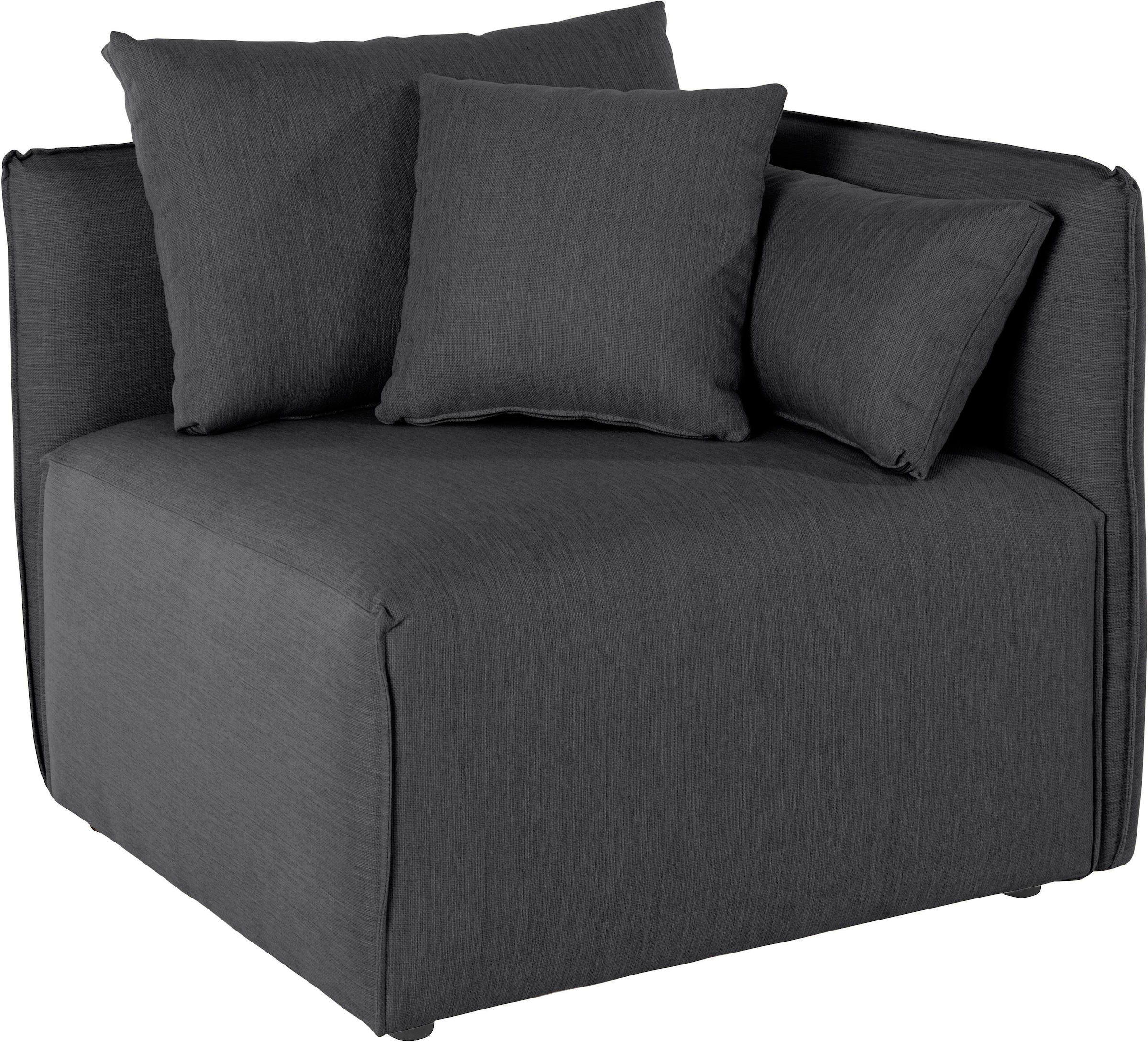 andas Sofa-Eckelement "Nöre", Modul - zum Zusammenstellen; in vielen Bezugsqualitäten und Farben