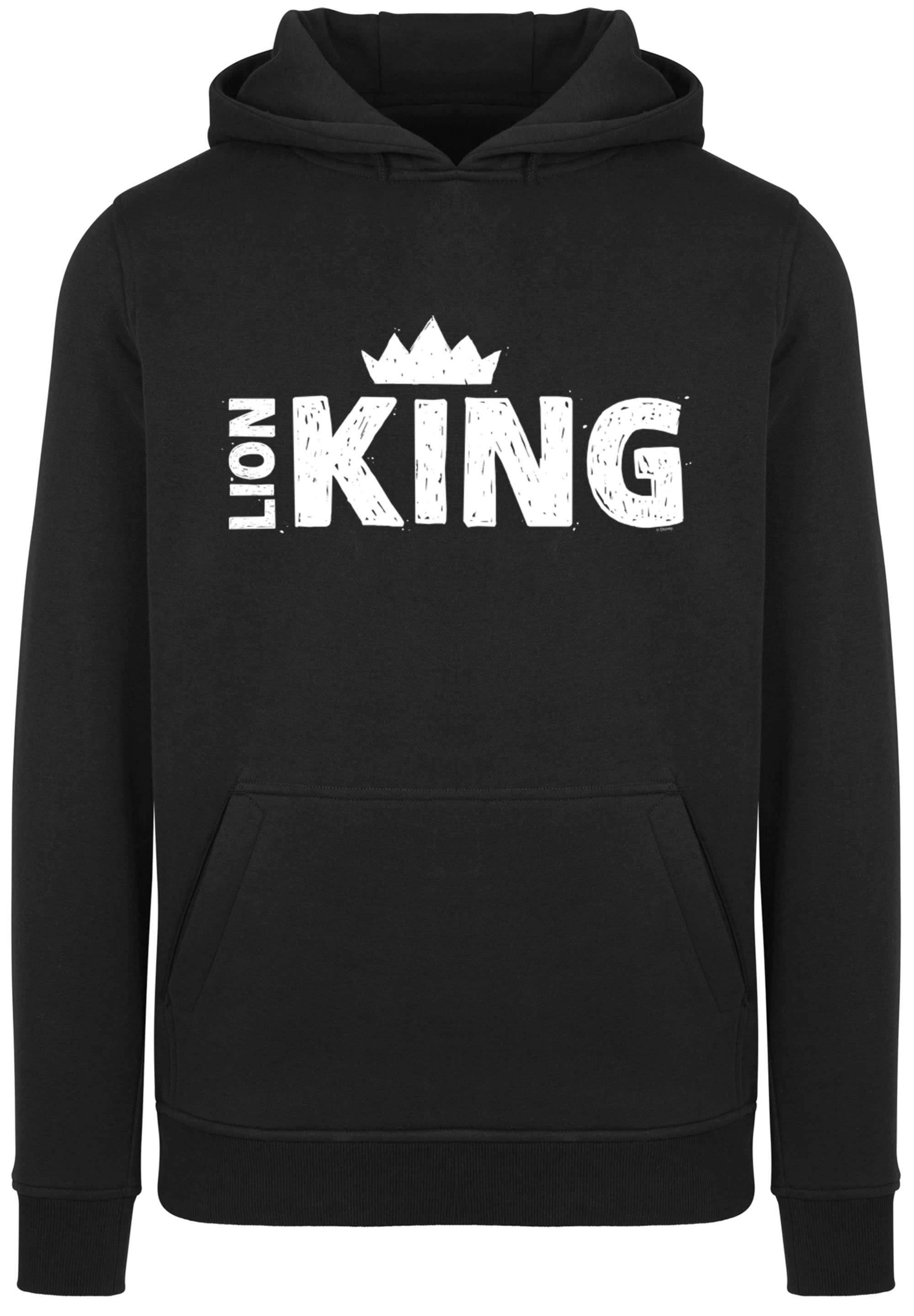 F4NT4STIC Kapuzenpullover »Disney König der Löwen Movie Crown«, Print