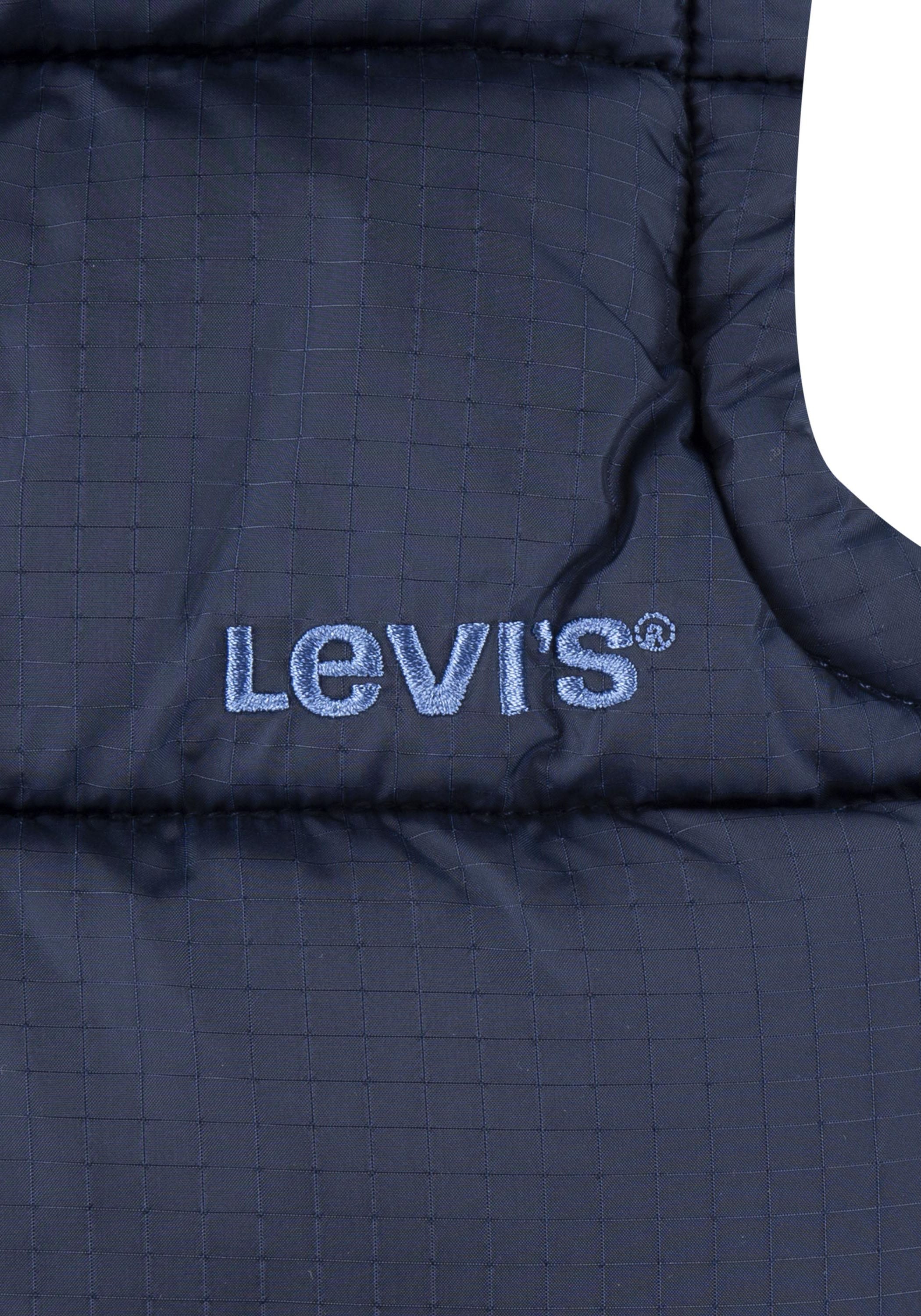 Levi's® Kids Steppweste »LVB ESSENTIAL VEST«, mit farblich abgesetztem Reißverschluss