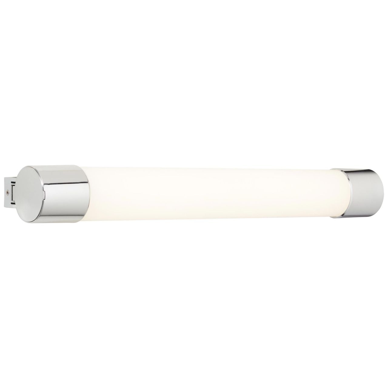 Brilliant LED Wandleuchte »Horace«, 1 flammig, Leuchtmittel LED-Modul | LED fest integriert, 60 cm, inkl Steckdose, 1300lm, kaltweiß, IP54, Metall/Glas, weiß/chrom
