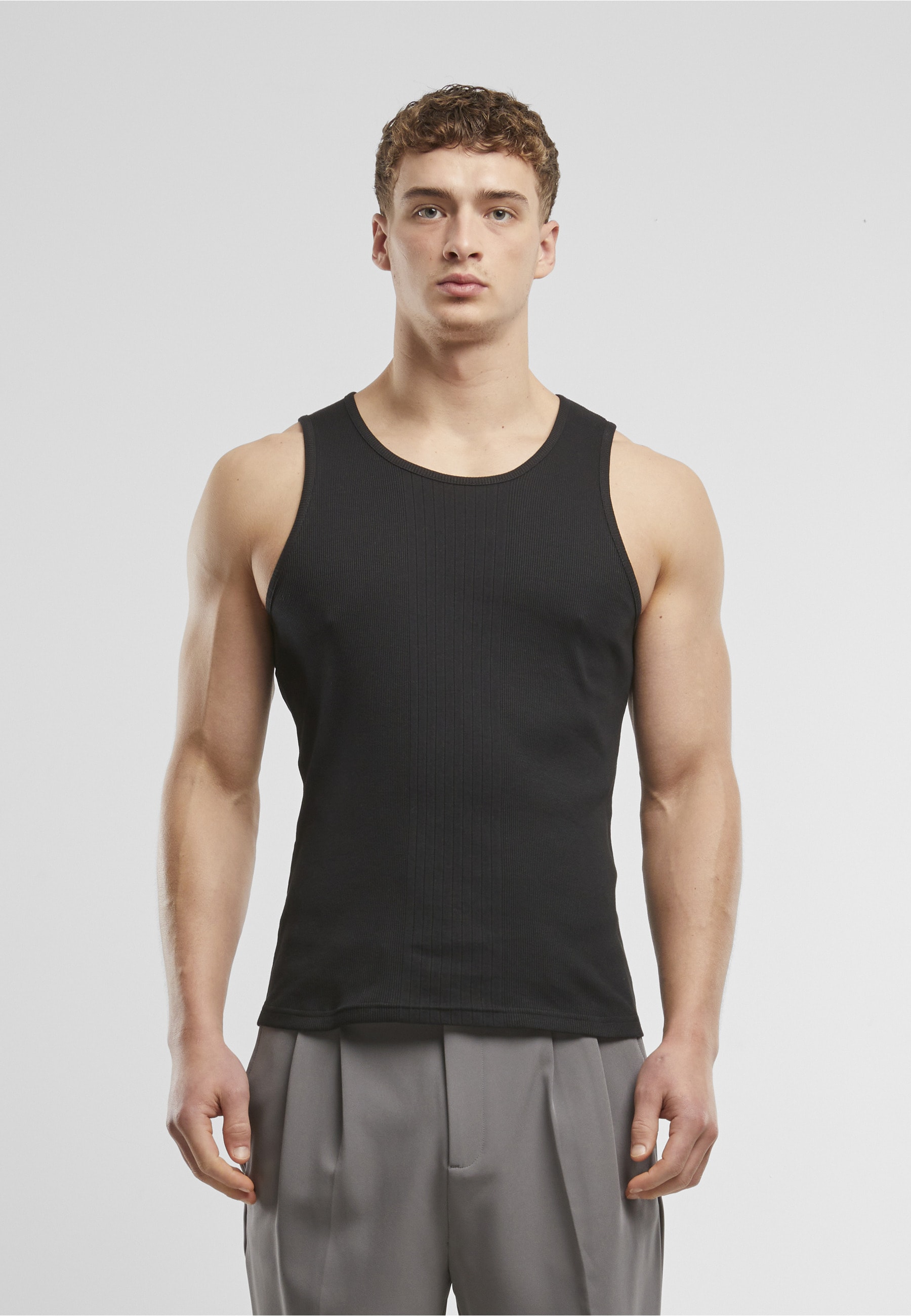 URBAN CLASSICS Tanktop »Urban Classics Tanktop Big Rib« 1