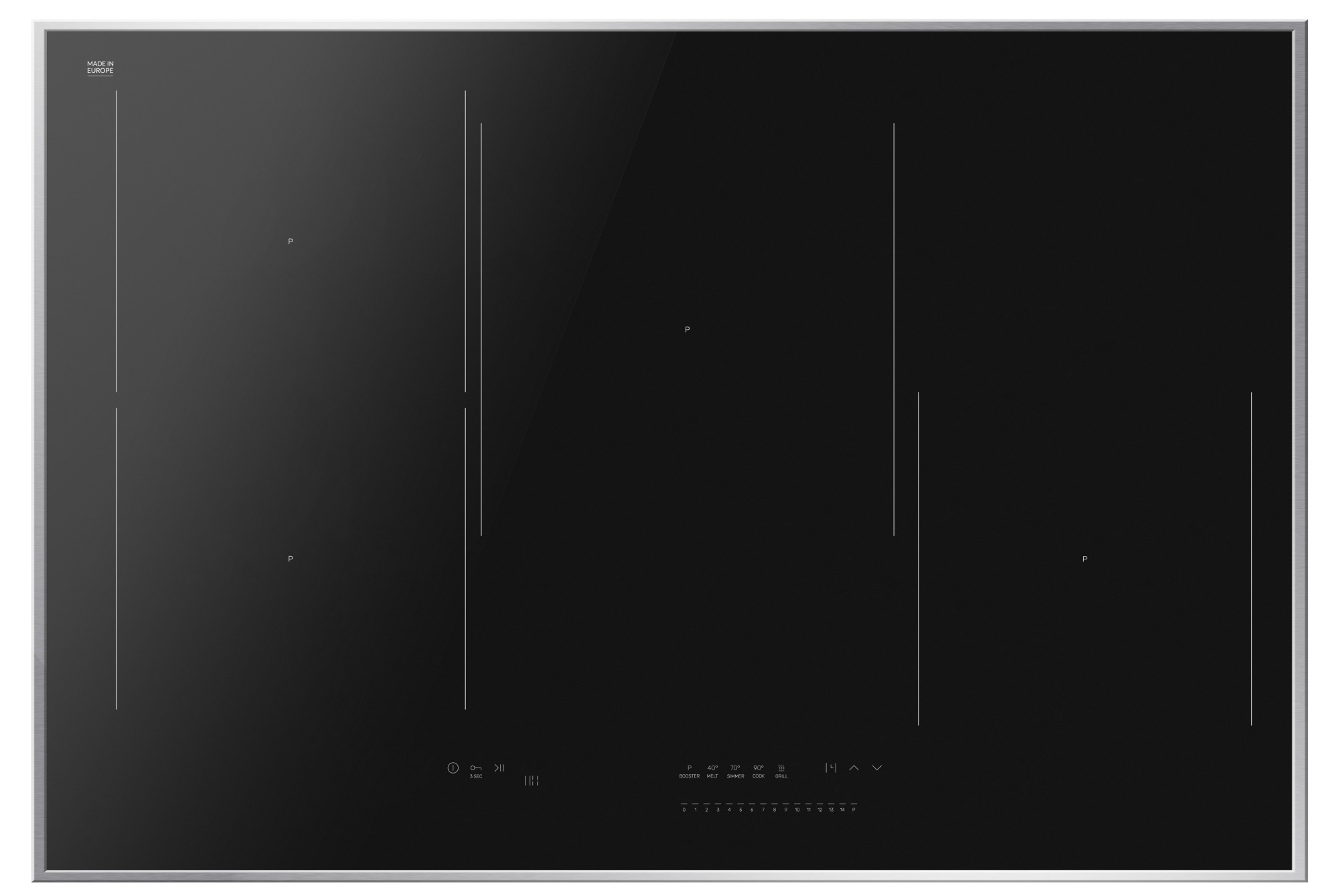 Amica Induktions-Kochfeld "KMI 772 680 E" Viel Platz und schnelle Hitze für günstig online kaufen