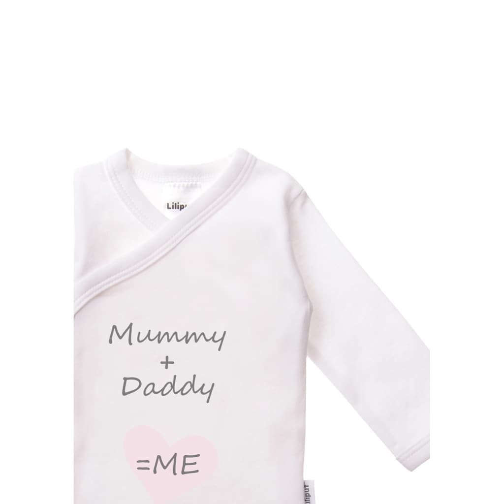 Liliput Wickelbody »Mummy + Daddy«, (2 tlg.), mit niedlichen Frontprints