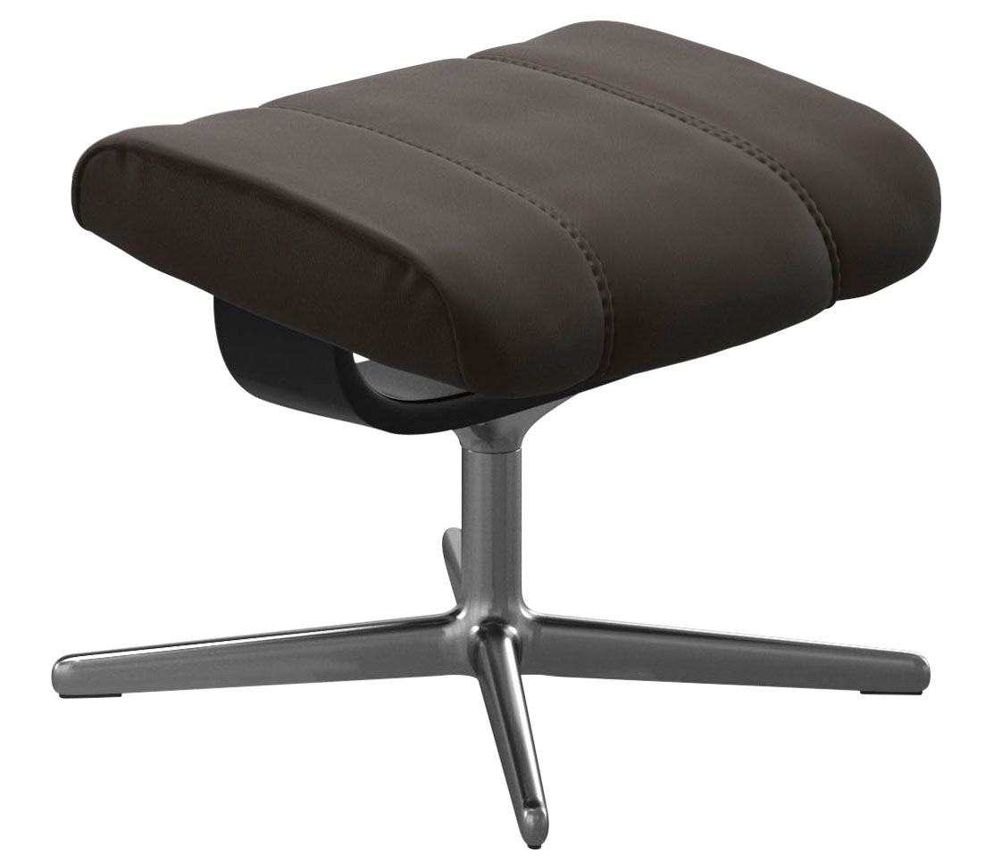 Stressless® Fußhocker »Consul«, mit Cross Base, Größe S, M & L, Holzakzent Schwarz