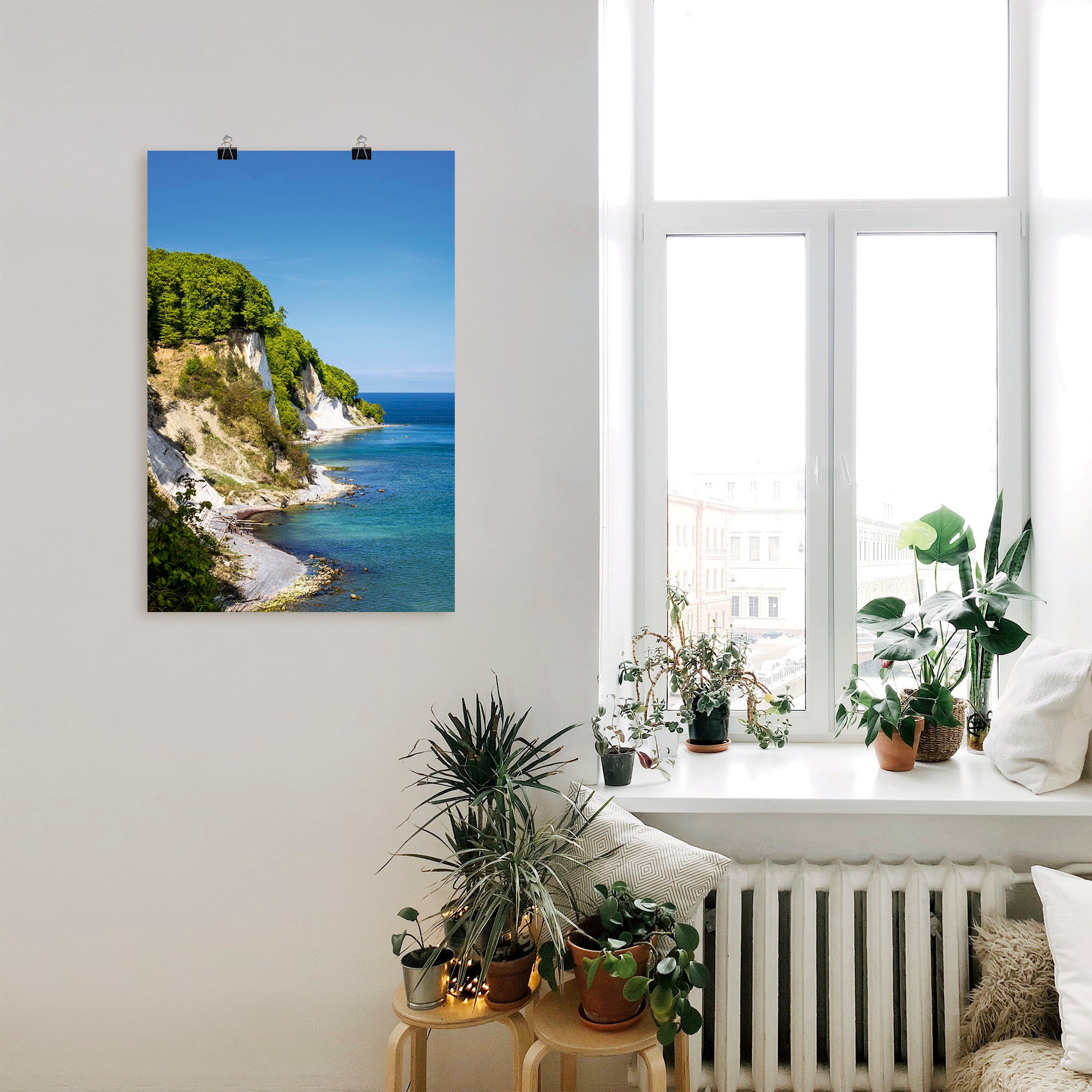 Artland Wandbild "Kreidefelsen Ostseeküste Insel Rügen", Felsen, (1 St.), a günstig online kaufen