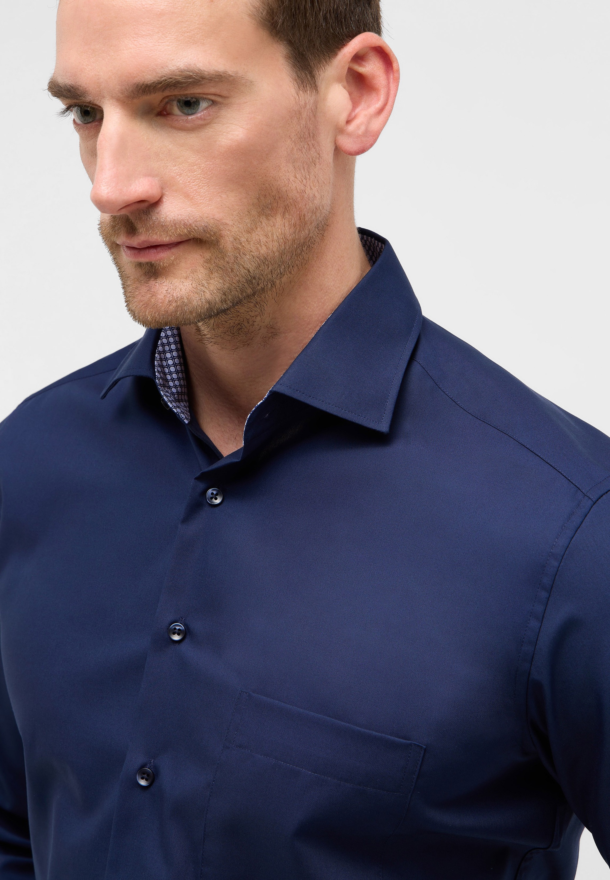 Eterna Langarmhemd »MODERN FIT«, NON IRON (bügelfrei)