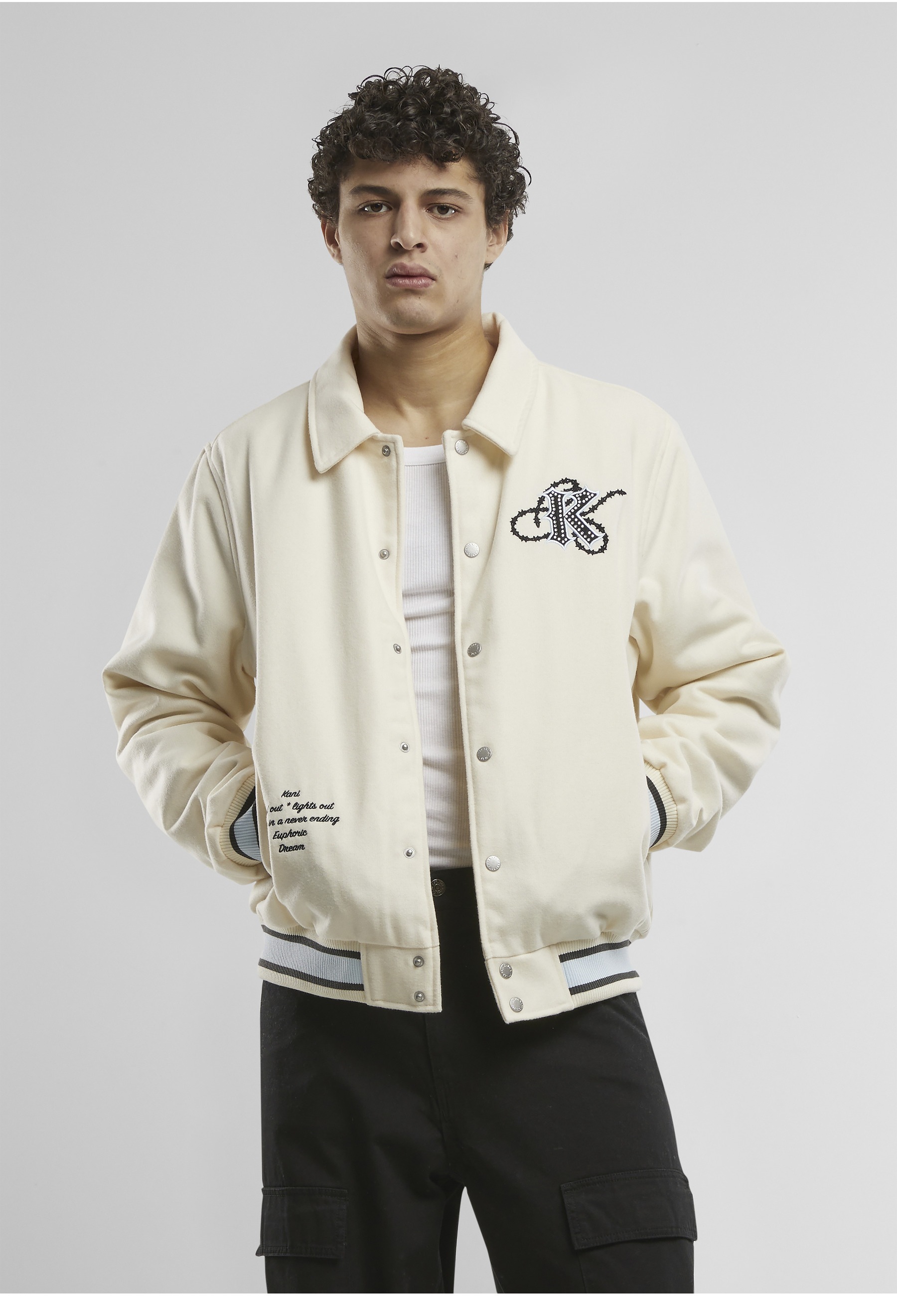 Thumbnail - Karl Kani Collegejacke "Karl Kani Kani Snow Tiger College Jacket" 1 Stk. tlg. ohne Kapuze